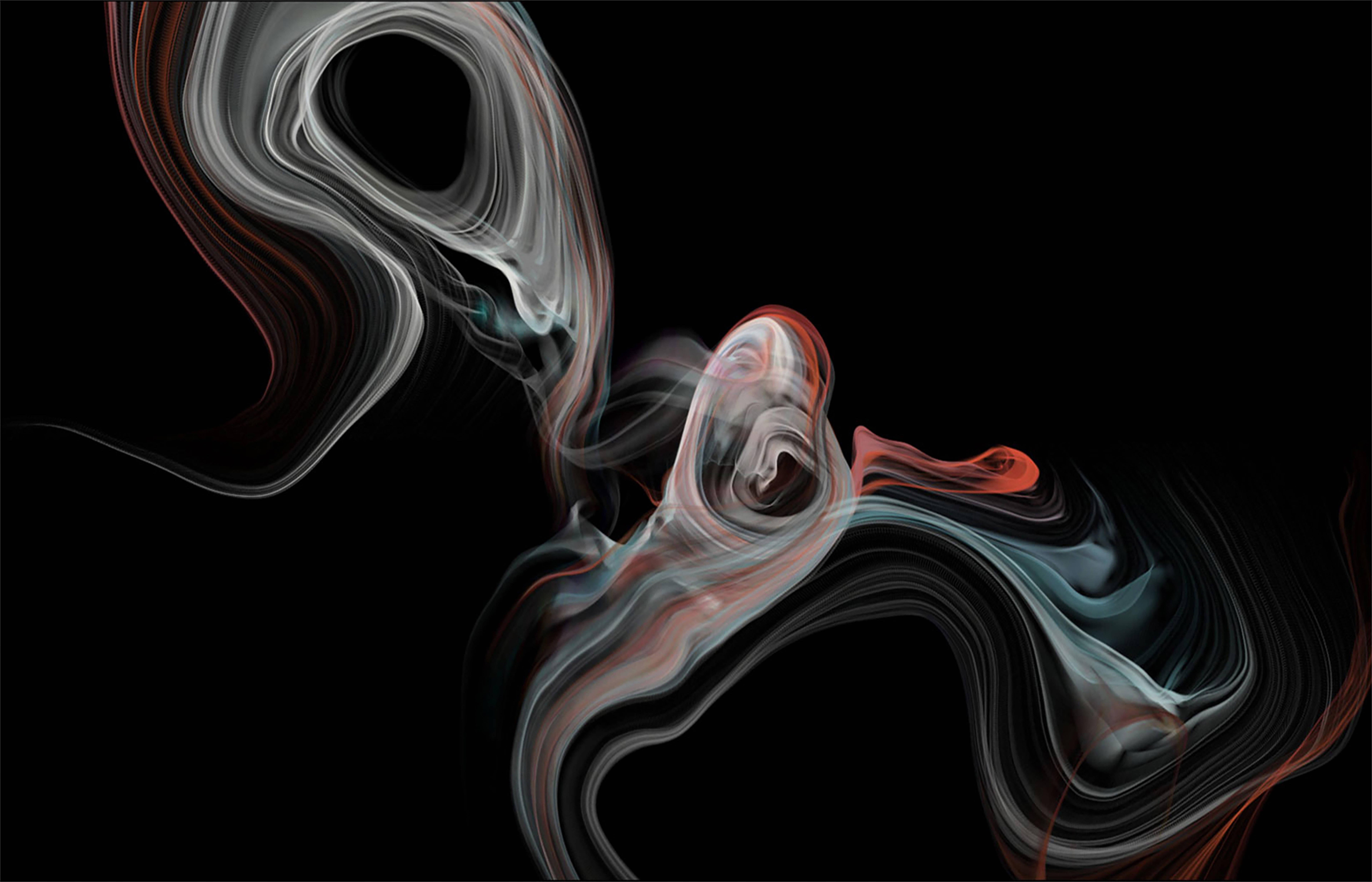 iMac 4K, red, gray, 8K Desktop Wallpaper