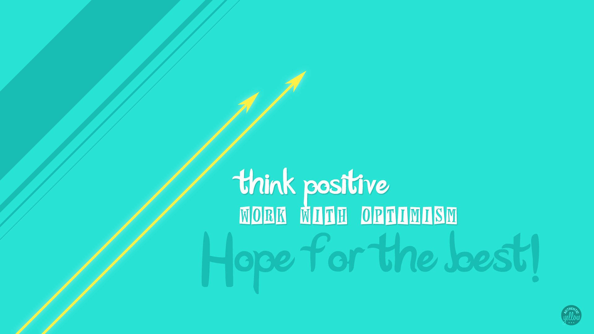 teal, yellow, arrows pointing upward, Full HD Desktop Wallpaper