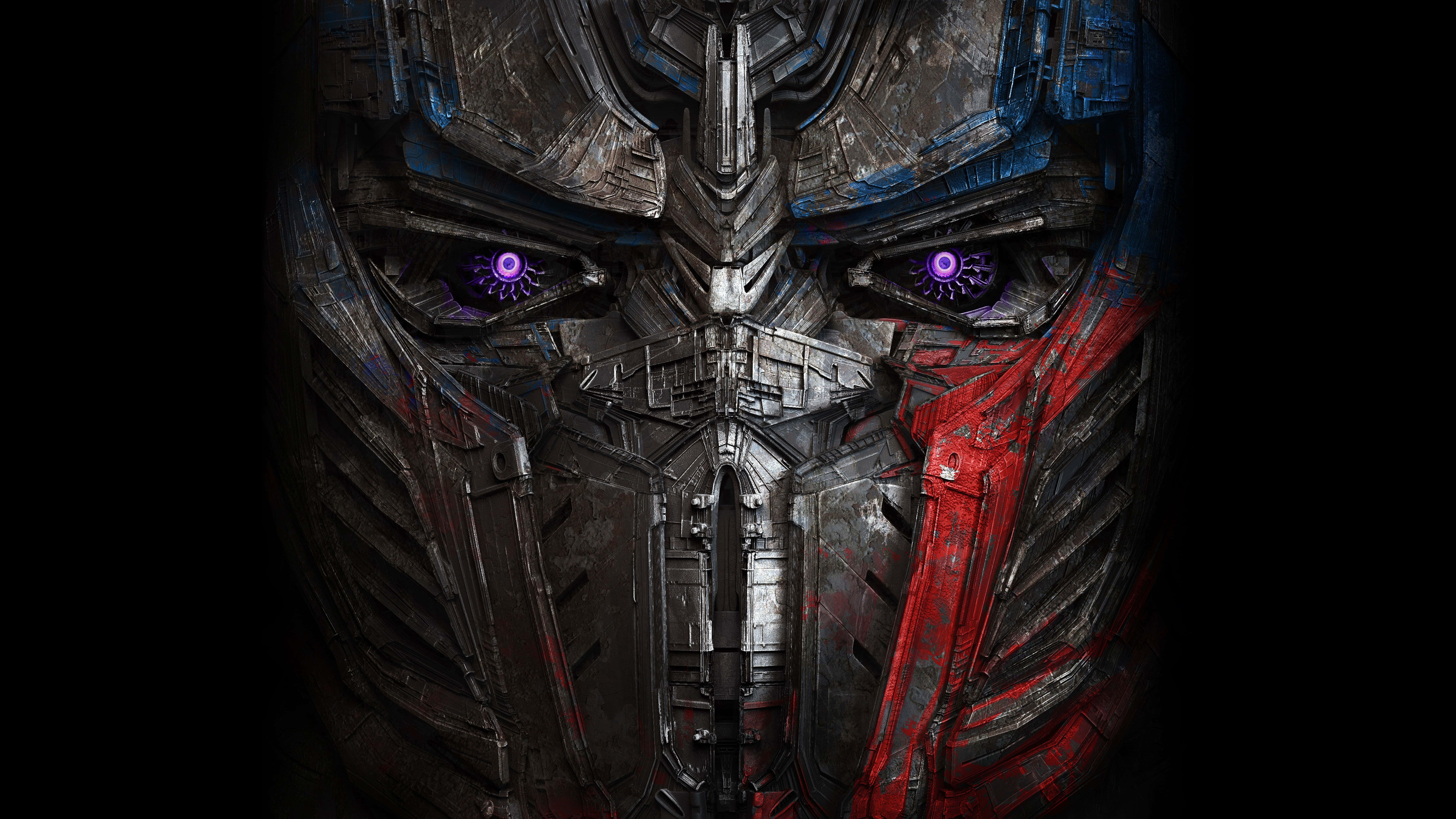 Optimus Prime, 4K resolution, metallic face, 8K Desktop Wallpaper
