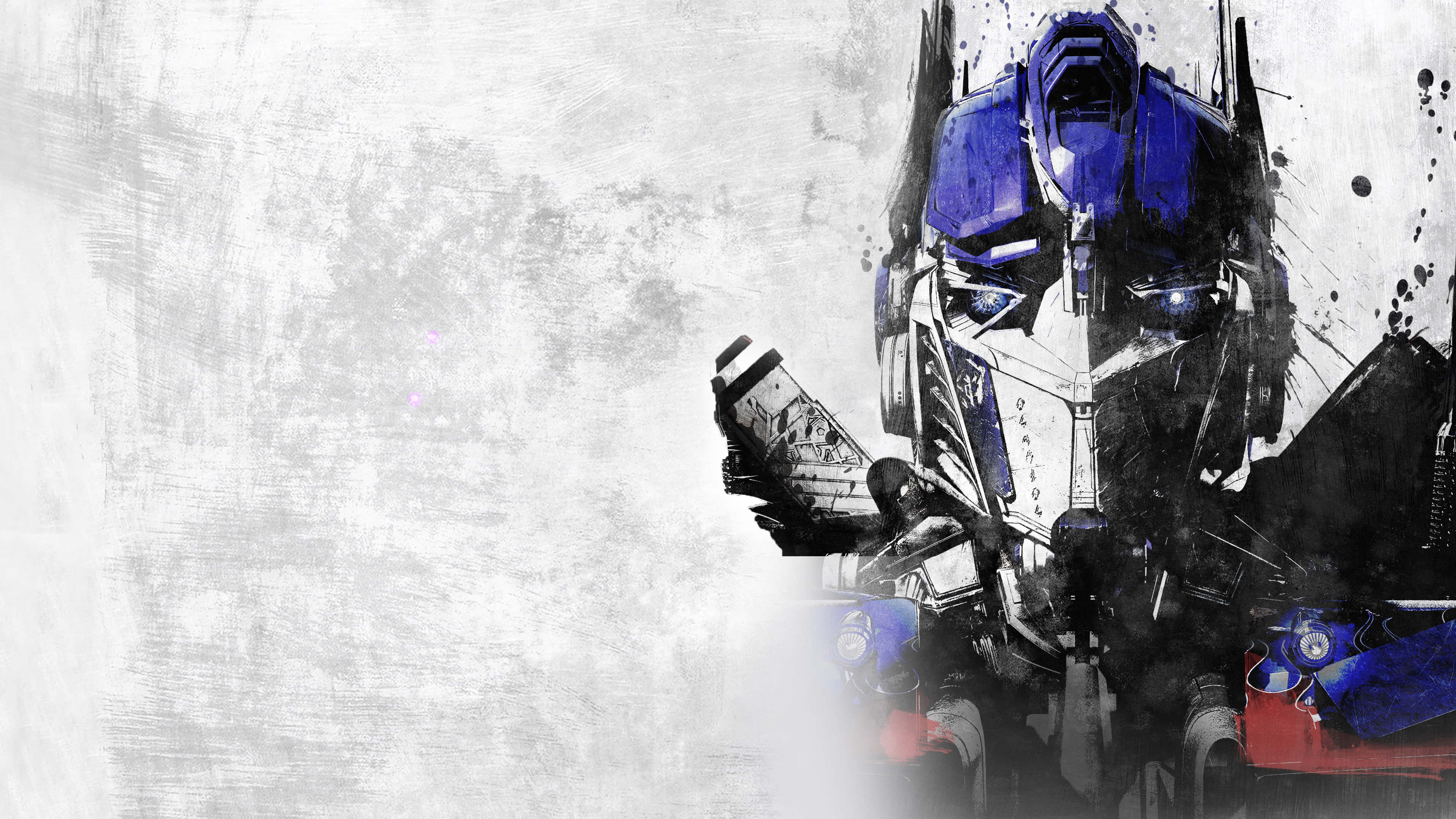 Optimus Prime, 4K, watercolor painting, 4K Desktop Wallpaper