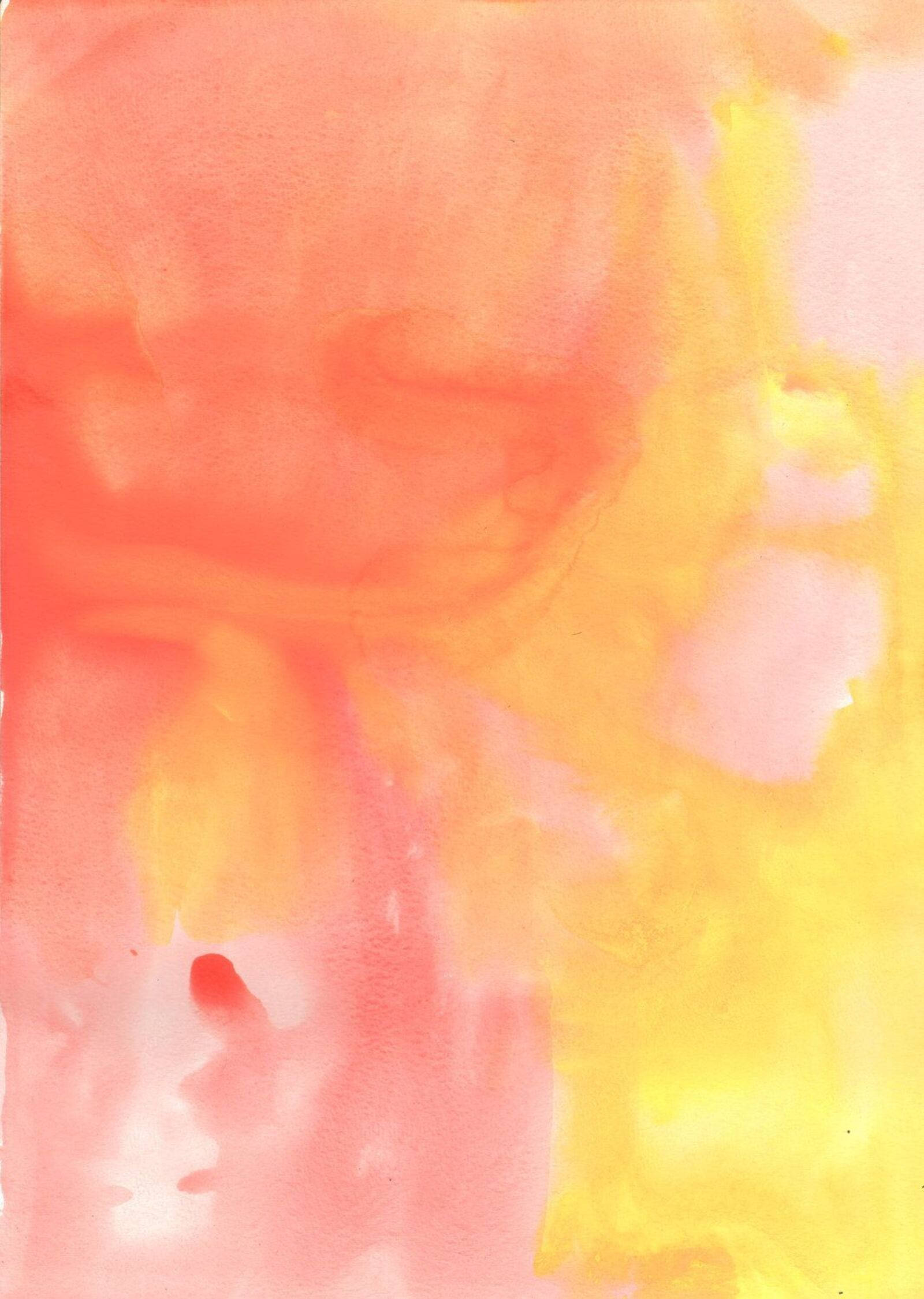 peachy orange aesthetic phone, coral peach, golden yellow, Full HD Phone Wallpaper