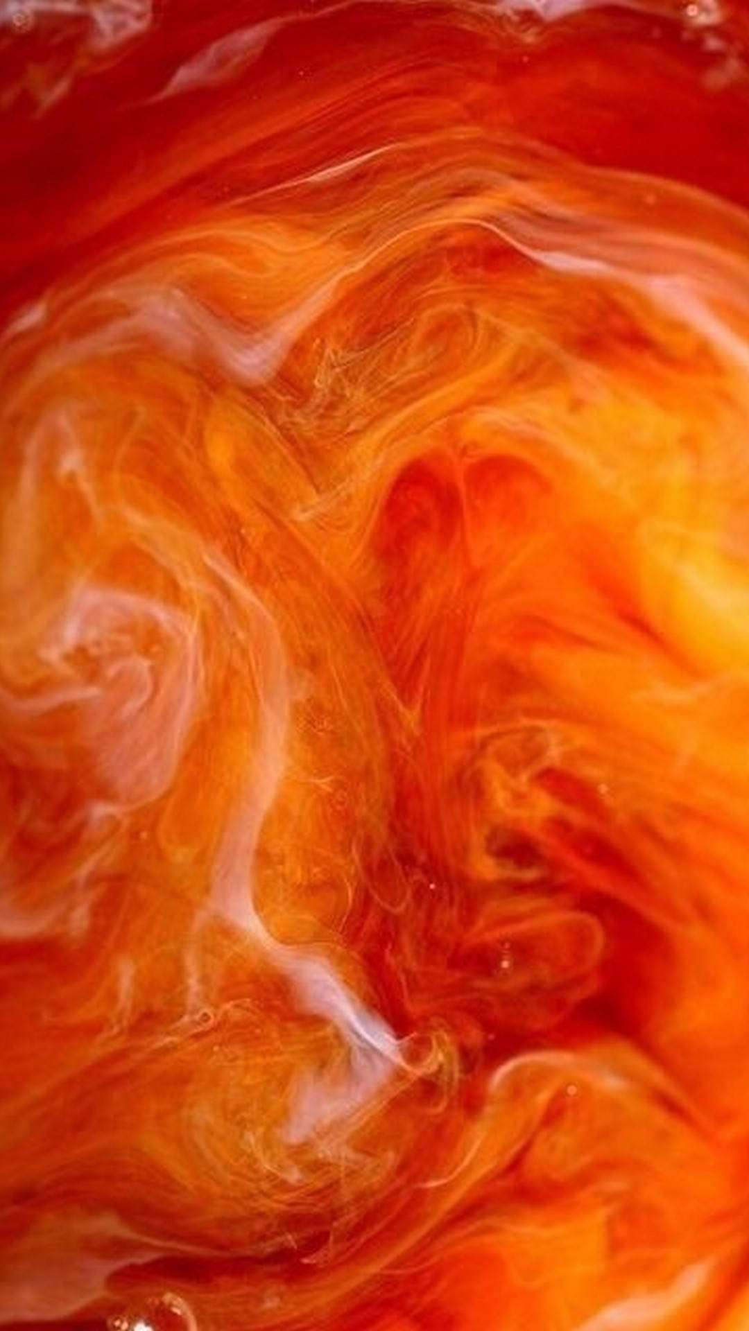 orange aesthetic, marble art, orange red, Full HD Phone Wallpaper