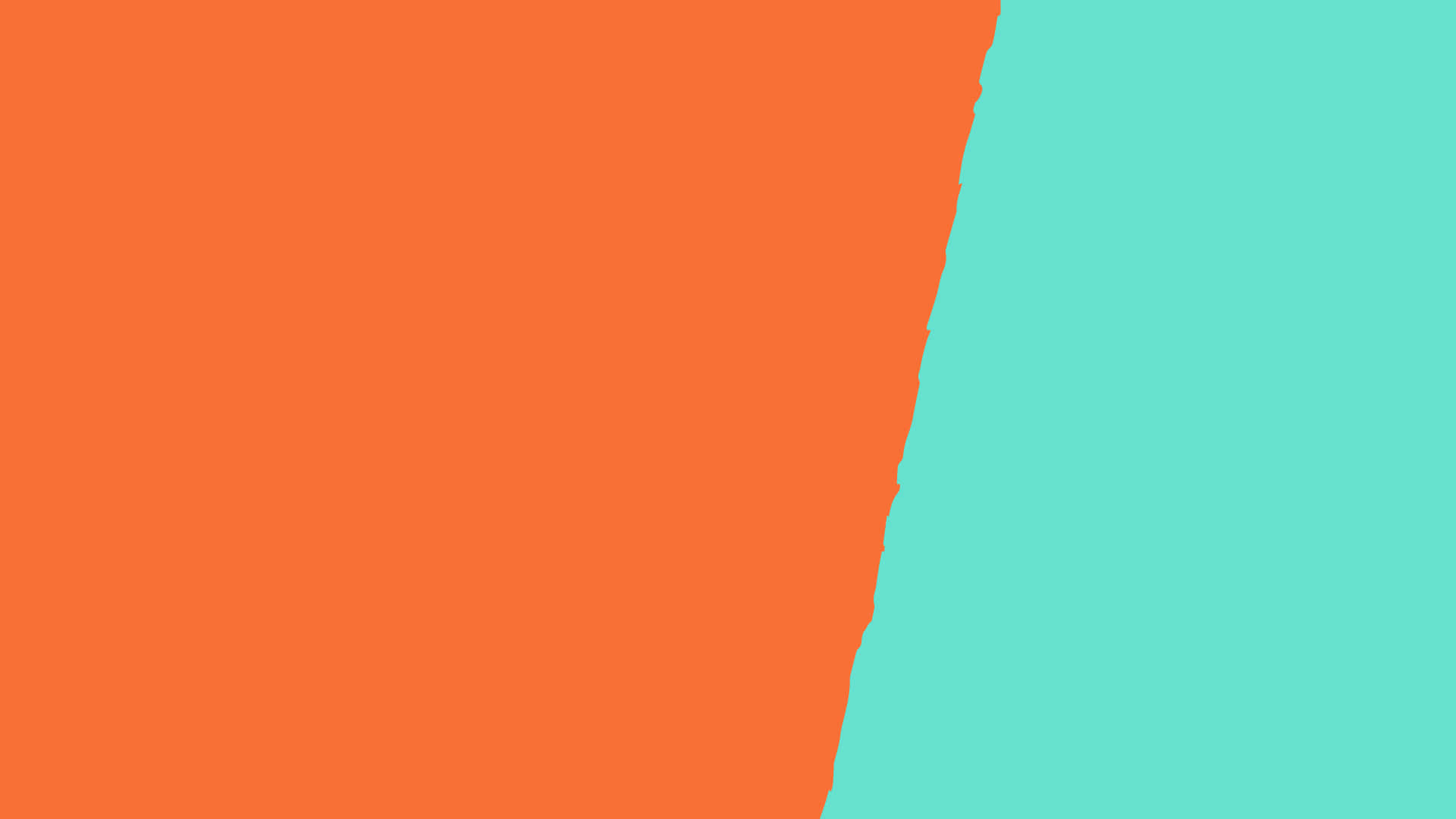 Orange And Teal, vibrant orange, teal, Full HD Desktop Wallpaper