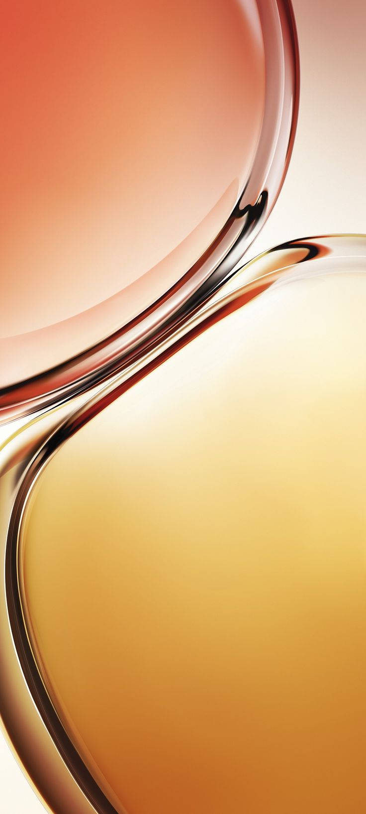 Vivo V23, amber, peach, HD Phone Wallpaper