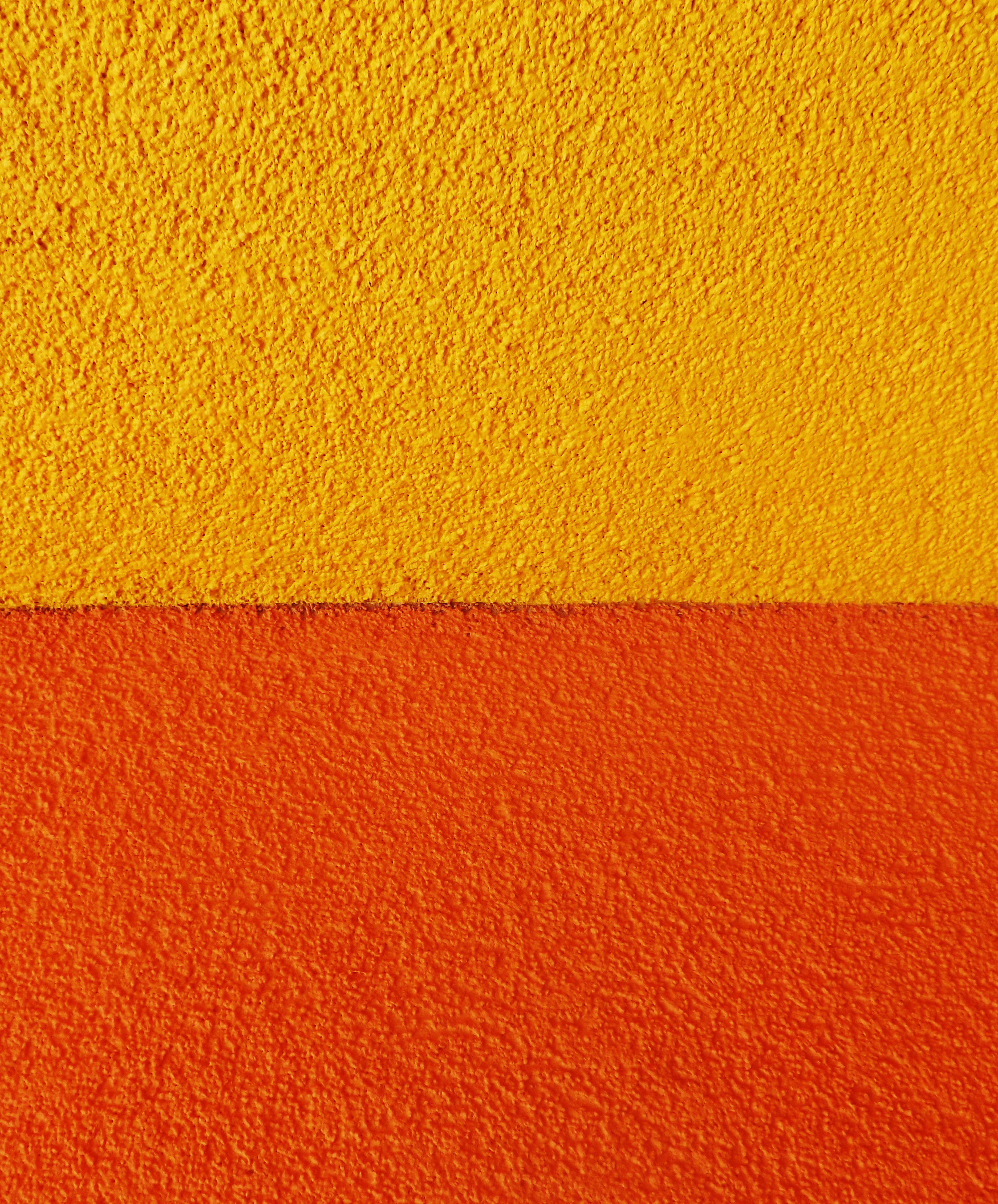 textured orange and yellow concrete, bold yellow top, fiery orange bottom, 2K Phone Wallpaper