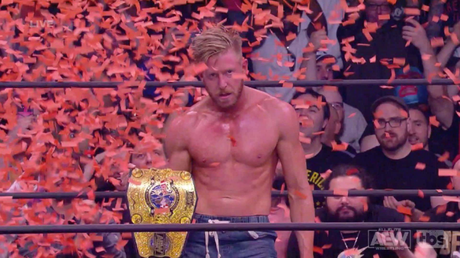 Orange Cassidy, championship belt, ring, Full HD Desktop Wallpaper