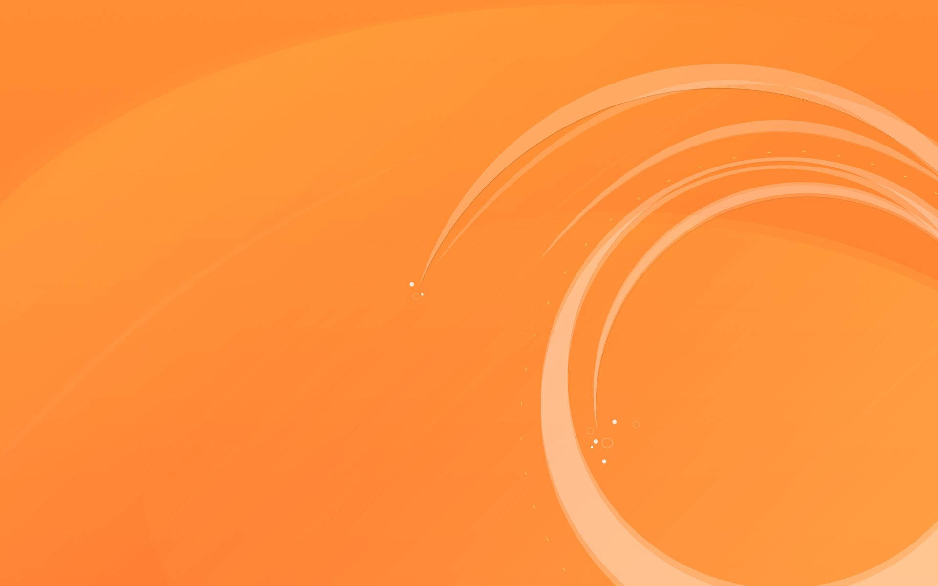 Orange Circle, dots, vibrant orange gradient, Full HD Desktop Wallpaper