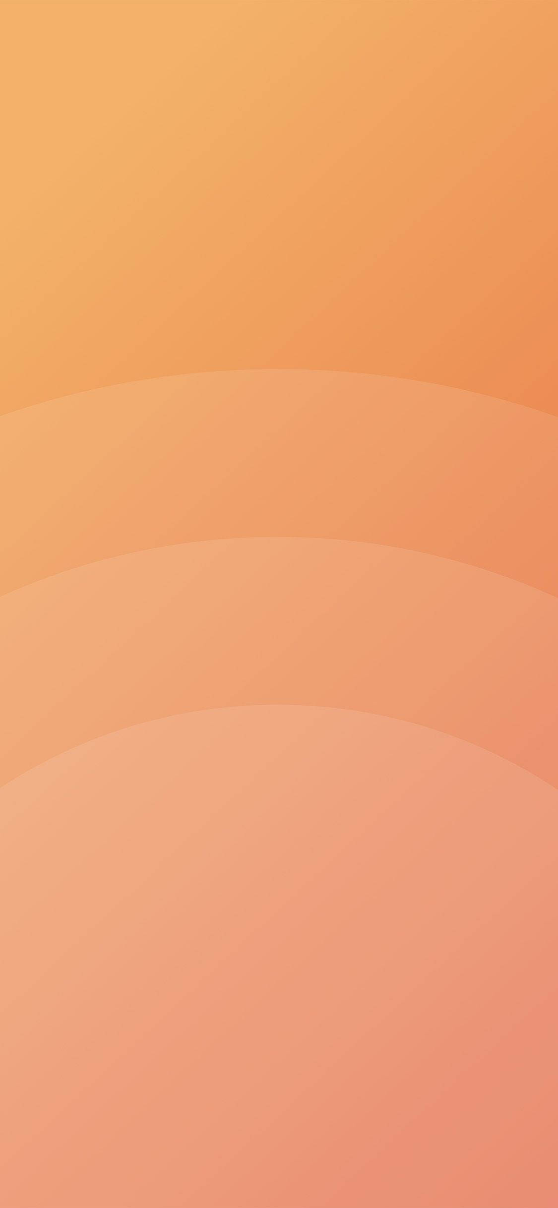 Pale Orange Circle, warm orange tones, gentle curved layers, Full HD Phone Wallpaper