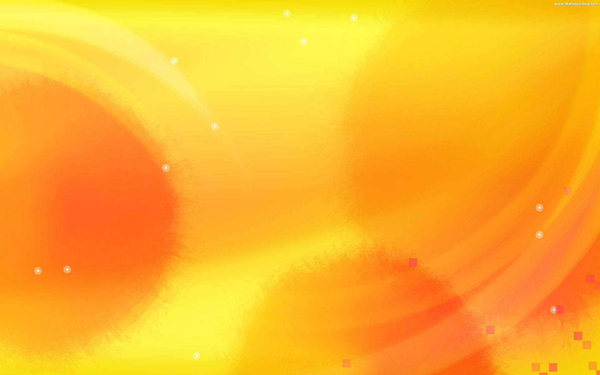 yellow texture, orange circles, vibrant abstract swirls, Full HD Desktop Wallpaper