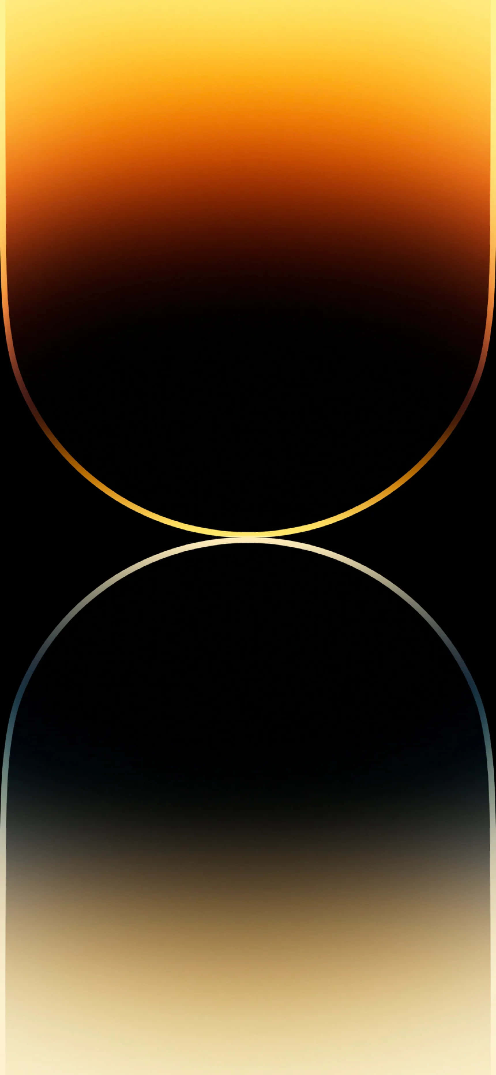 Orange Gradienti O S, warm orange, cool beige, 2K Phone Wallpaper