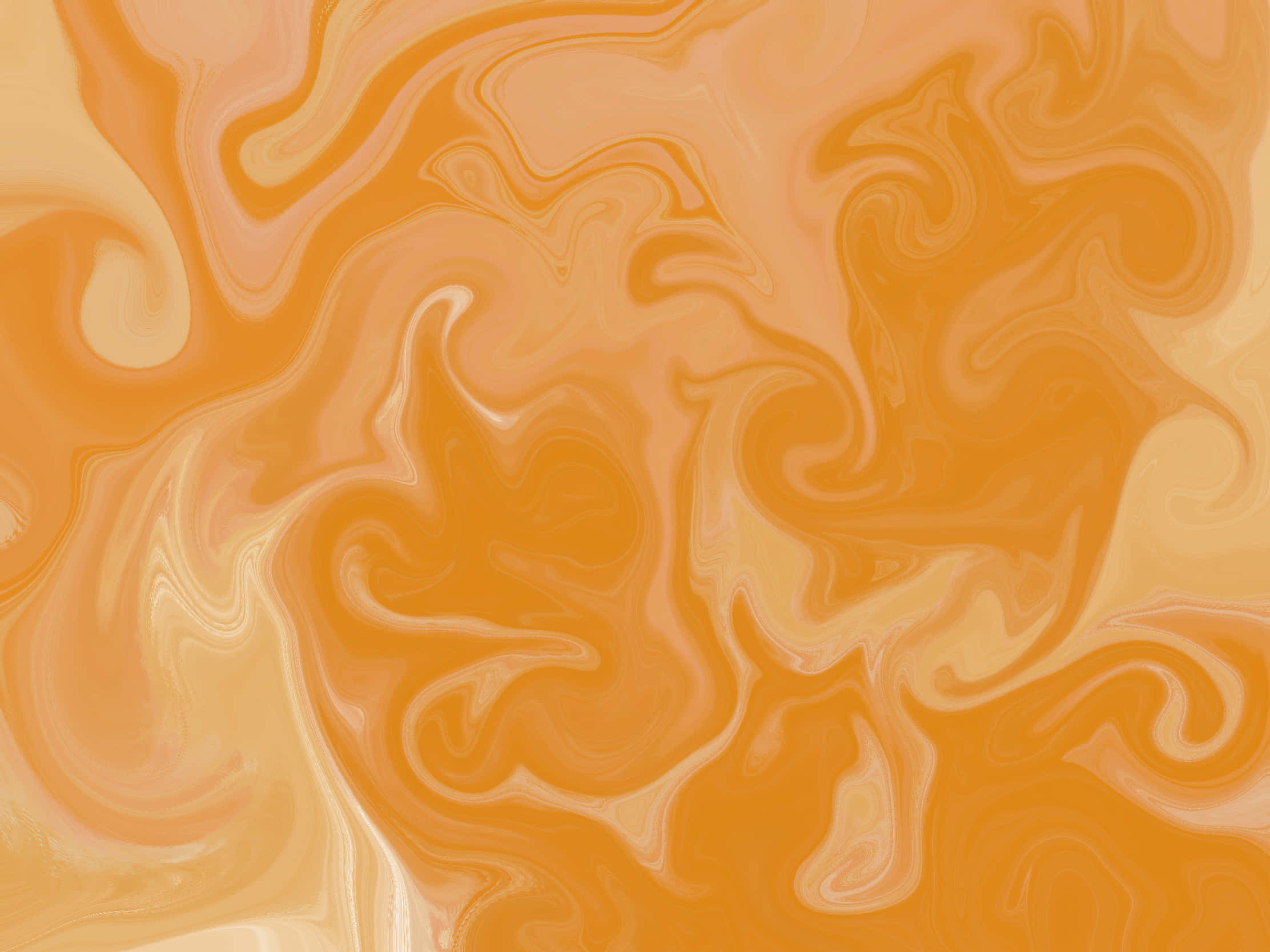 orange, cream, swirling patterns, Full HD Desktop Wallpaper