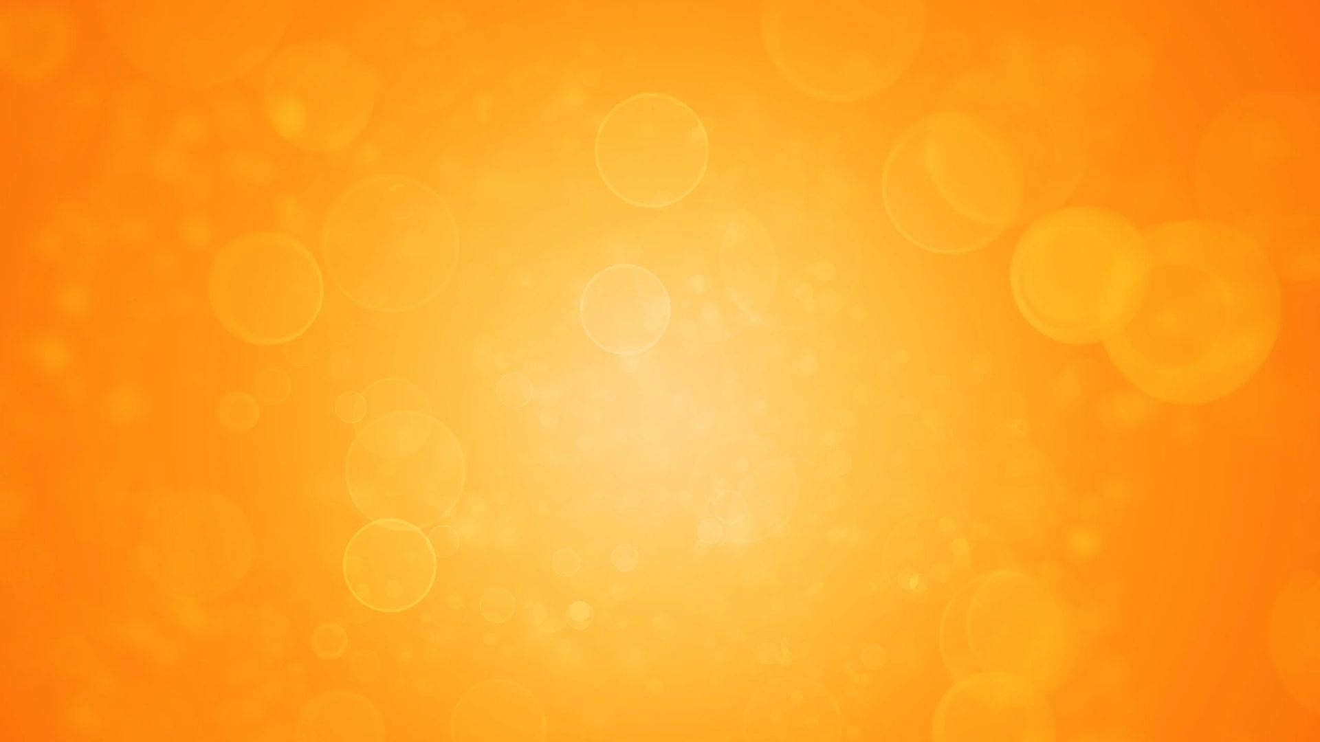 orange bokeh background, vibrant orange gradient, soft glowing bokeh circles, Full HD Desktop Wallpaper