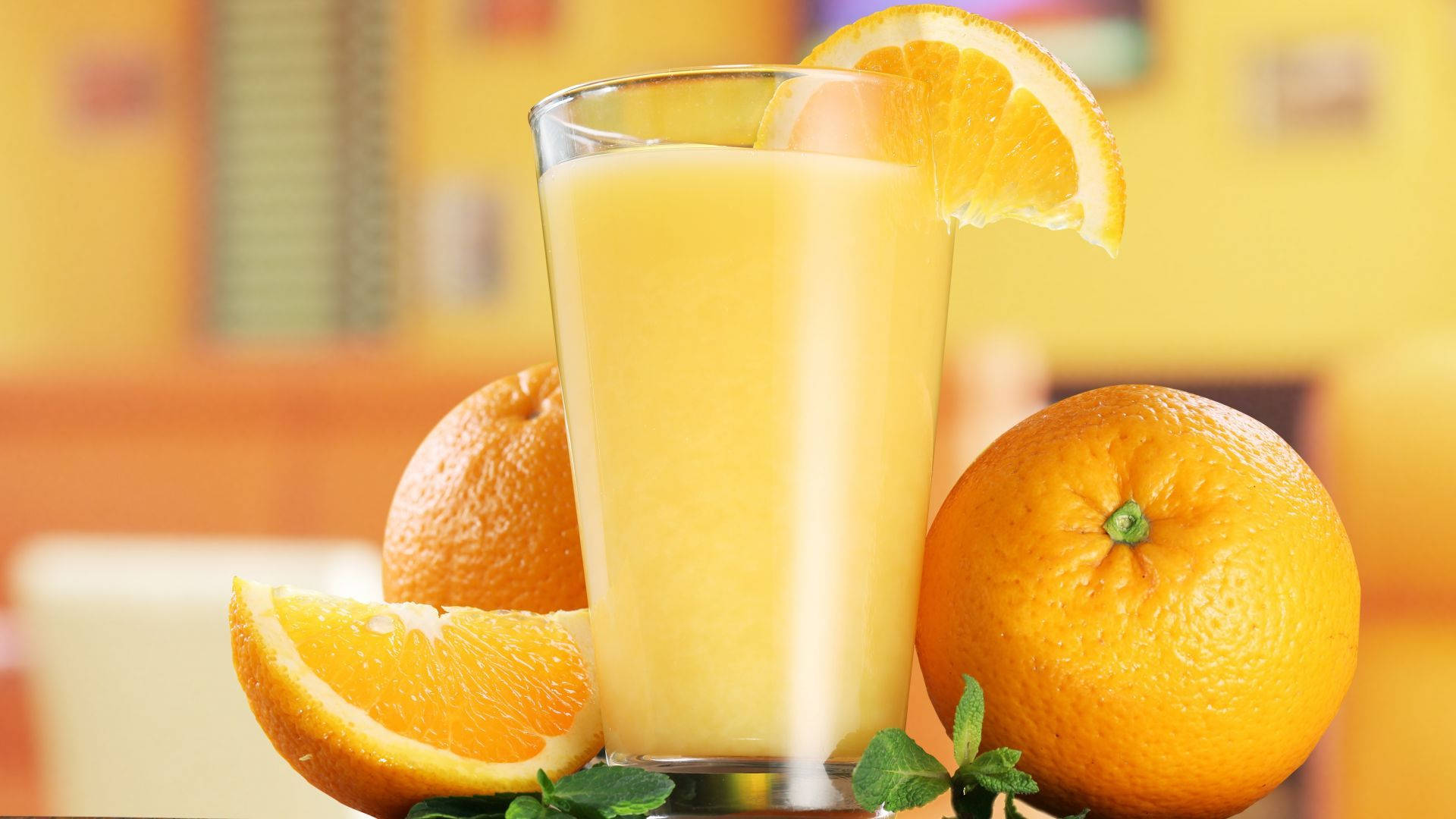 orange fruit juice, vibrant orange juice, slice, Full HD Desktop Wallpaper