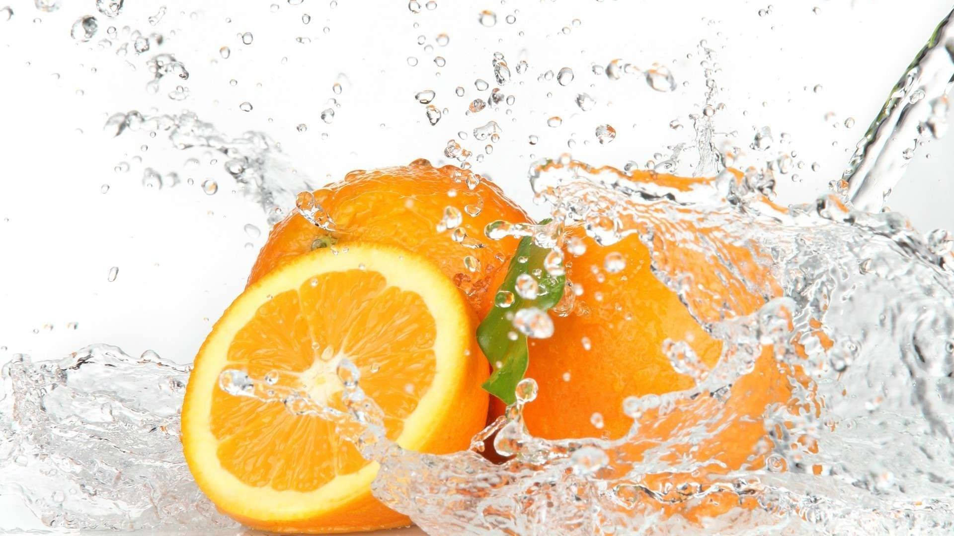 orange fruits, sliced oranges, whole oranges, Full HD Desktop Wallpaper