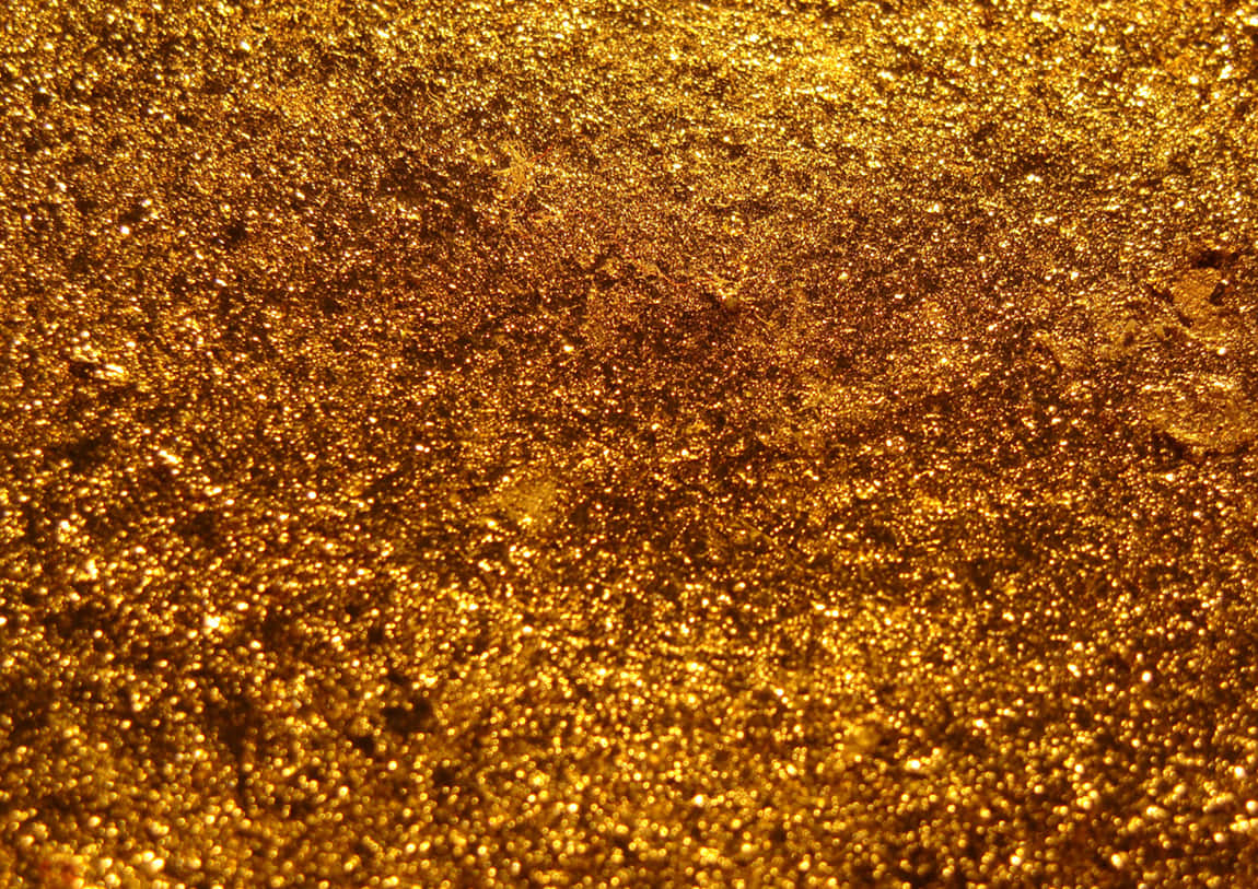 Orange Glitter, shimmering golden glitter, sparkling particles, SD Desktop Wallpaper