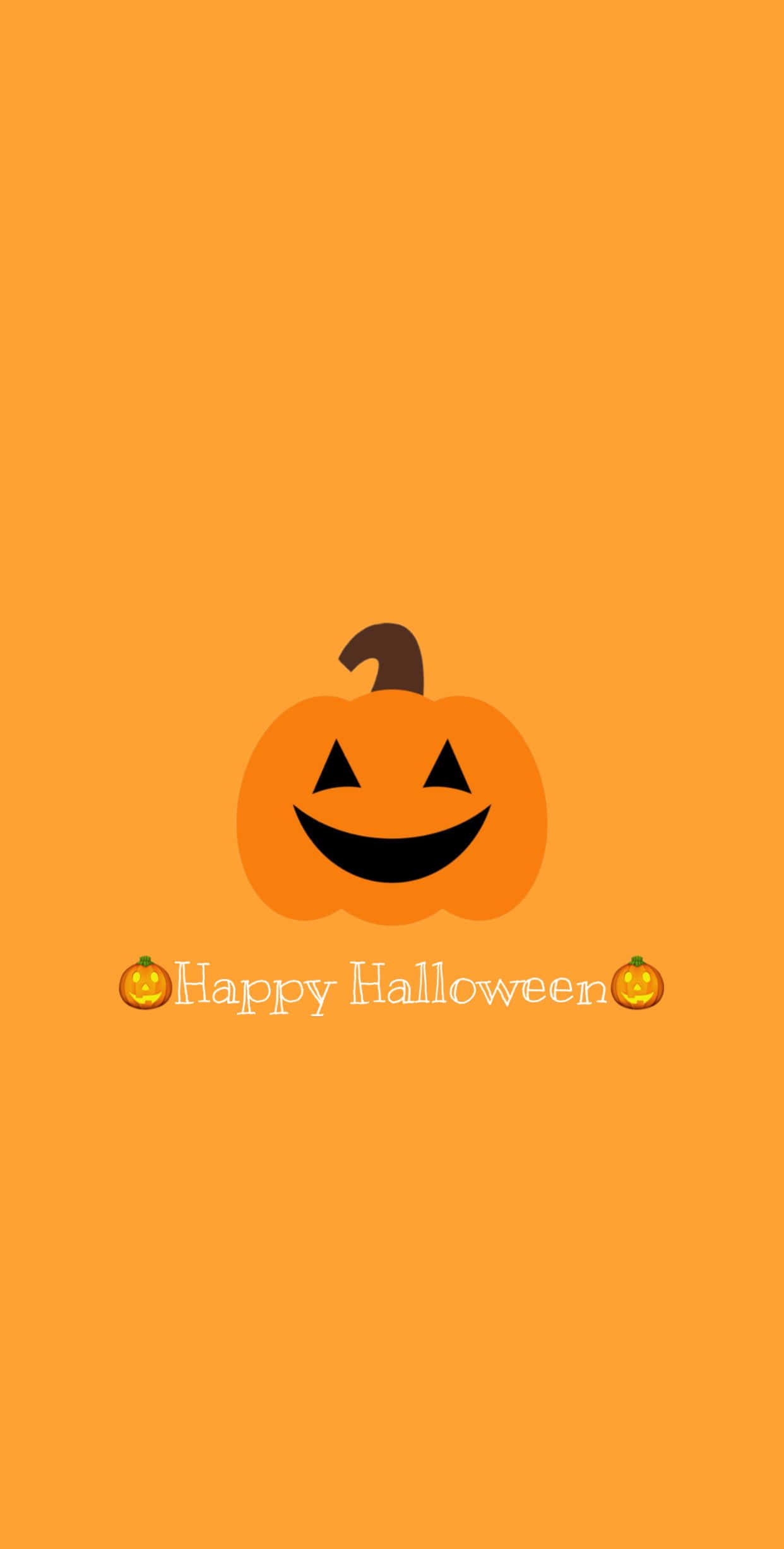 Orange Halloween, jack-o'-lantern, wide grin, Full HD Phone Wallpaper