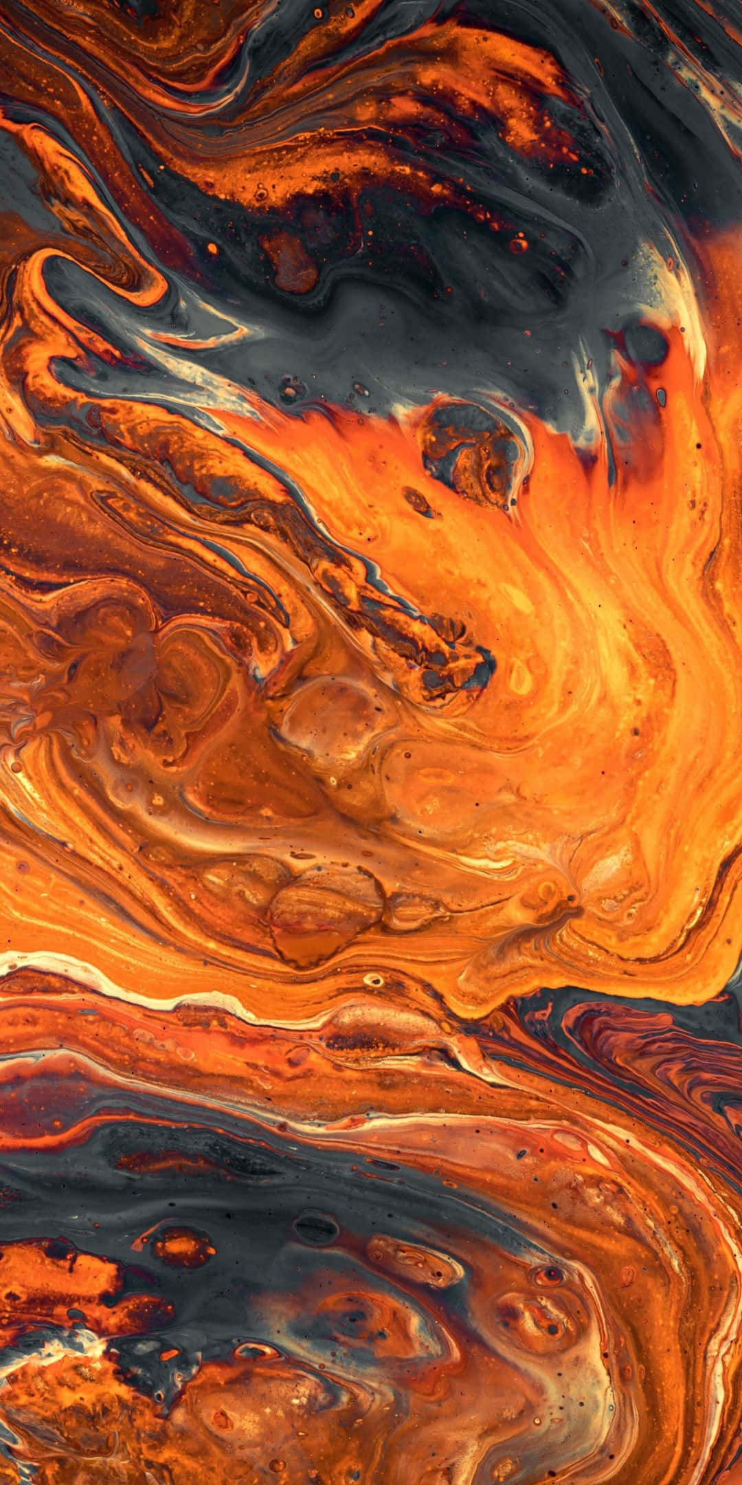 iPhone, orange, molten orange, Full HD Phone Wallpaper
