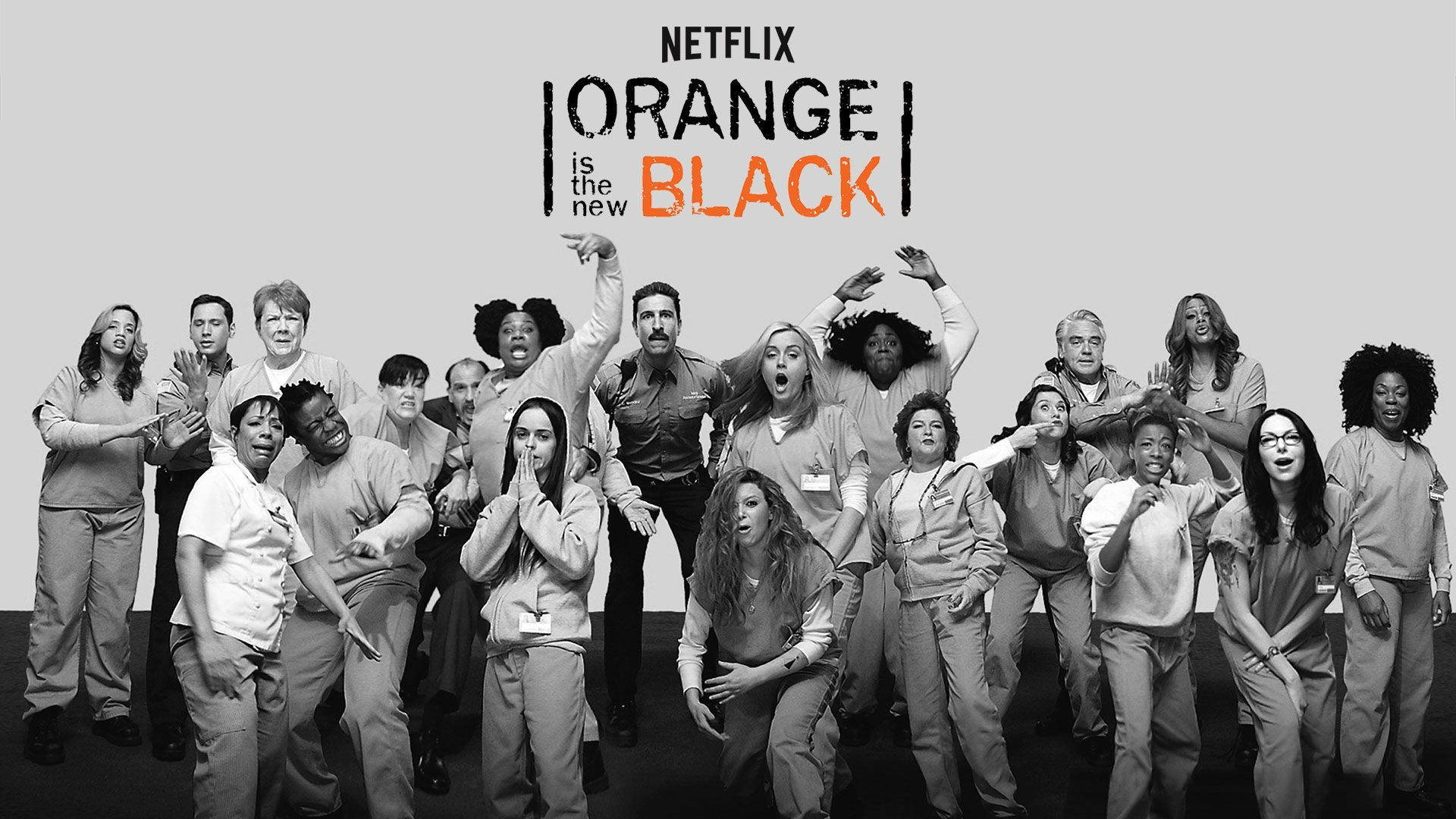 Orange is the new black, characters, prison uniforms, Full HD Desktop Wallpaper