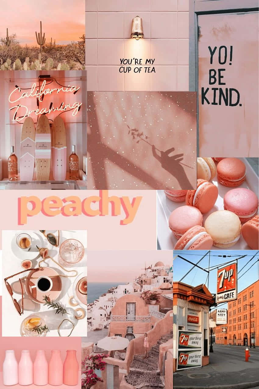 orange peach aesthetic, peach-toned, desert sunsets, SD Phone Wallpaper