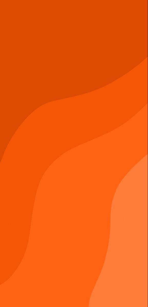Orange Phone, abstract waves, orange gradients, SD Phone Wallpaper