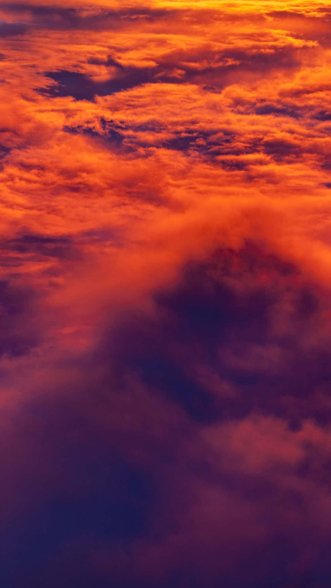 Orange Sunset, twilight sky, vibrant orange, Full HD Phone Wallpaper