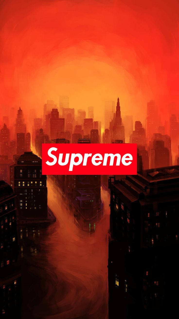 Orange Supreme, City Night, fiery orange sunset, HD Phone Wallpaper
