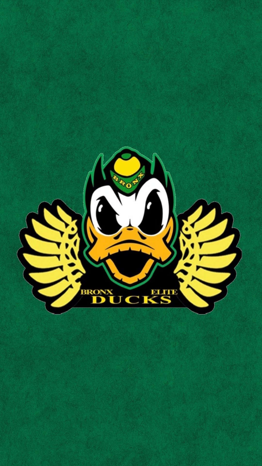Oregon Ducks, yellow wings, green helmet, Full HD Phone Wallpaper