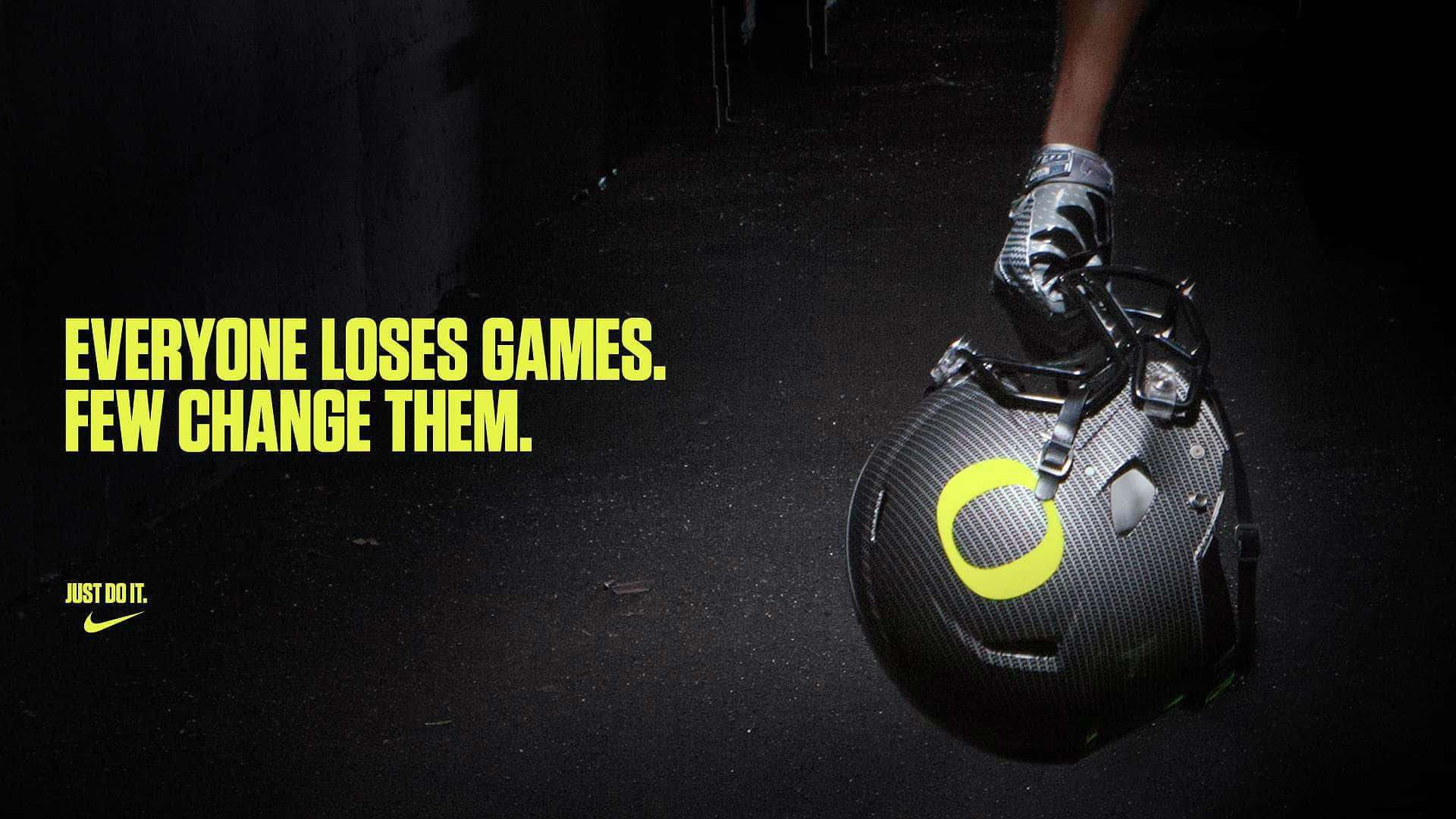 Oregon Ducks, black football helmet, yellow 'O' logo, Full HD Desktop Wallpaper