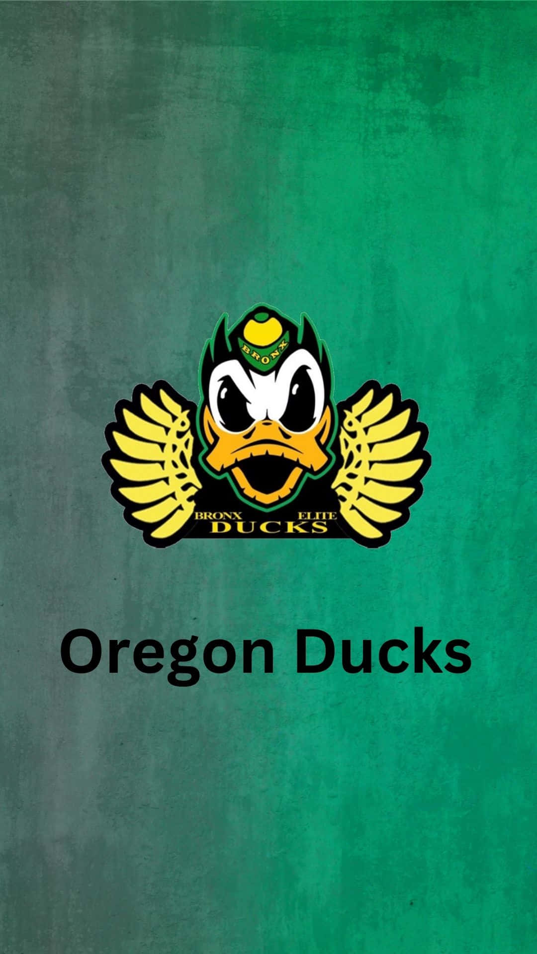 Oregon Ducks, yellow wings, green helmet, Full HD Phone Wallpaper