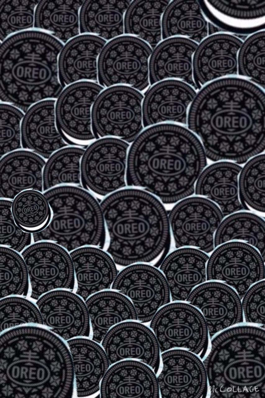 Oreo cookie, black, white cream filling, HD Phone Wallpaper