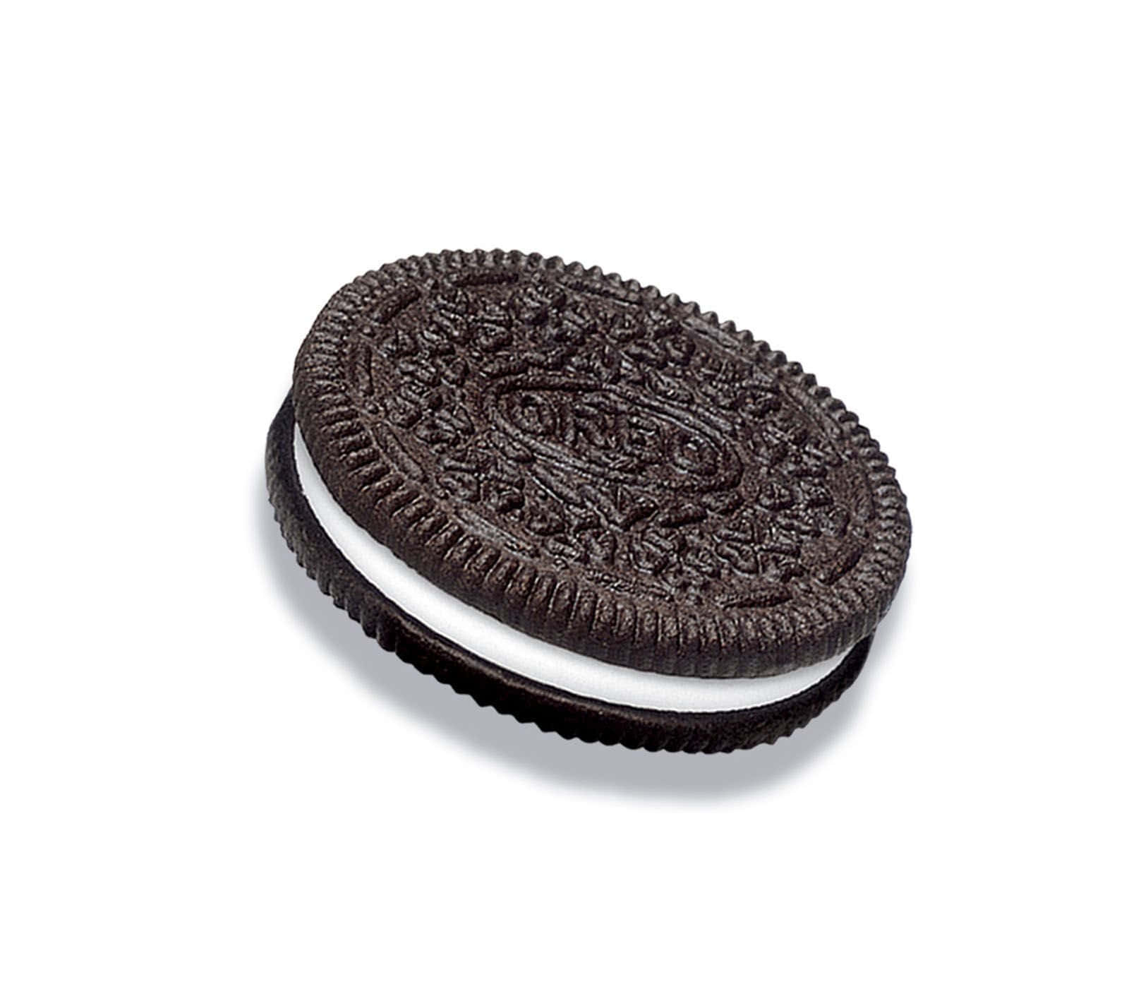 Oreo cookie, creamy white filling, pure white background, HD Desktop Wallpaper