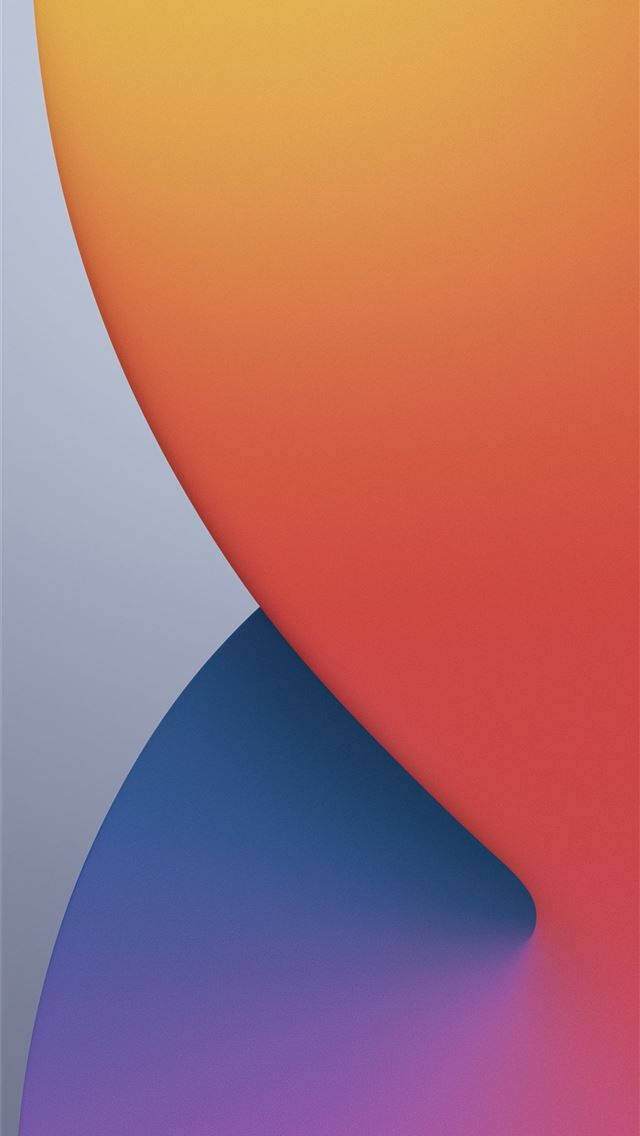 iPhone, orange red, cool blue purple, SD Phone Wallpaper