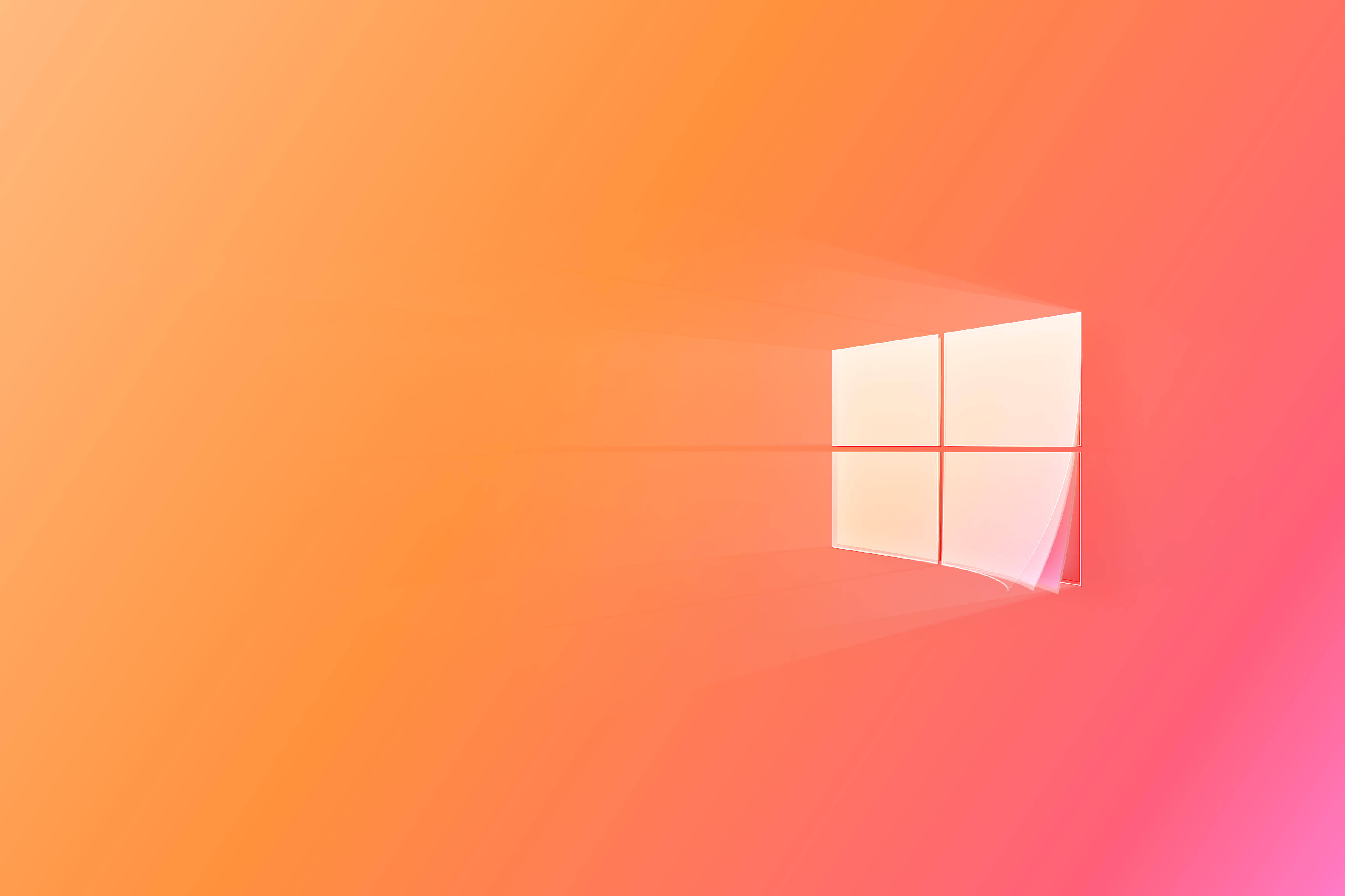 Original Windows, pink, orange, 4K Desktop Wallpaper