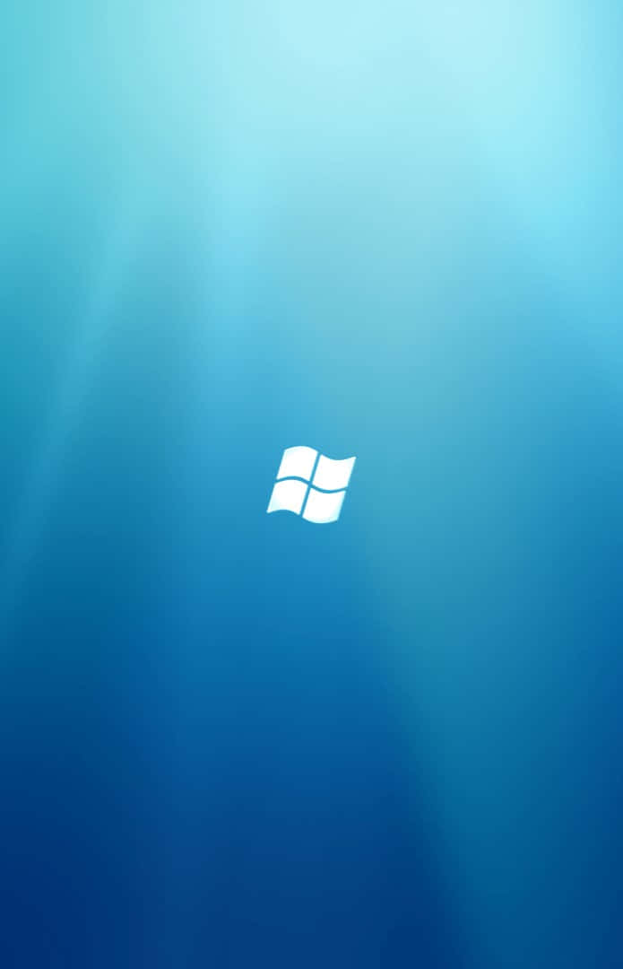 Windows logo, blue background, gradient blue background, SD Phone Wallpaper