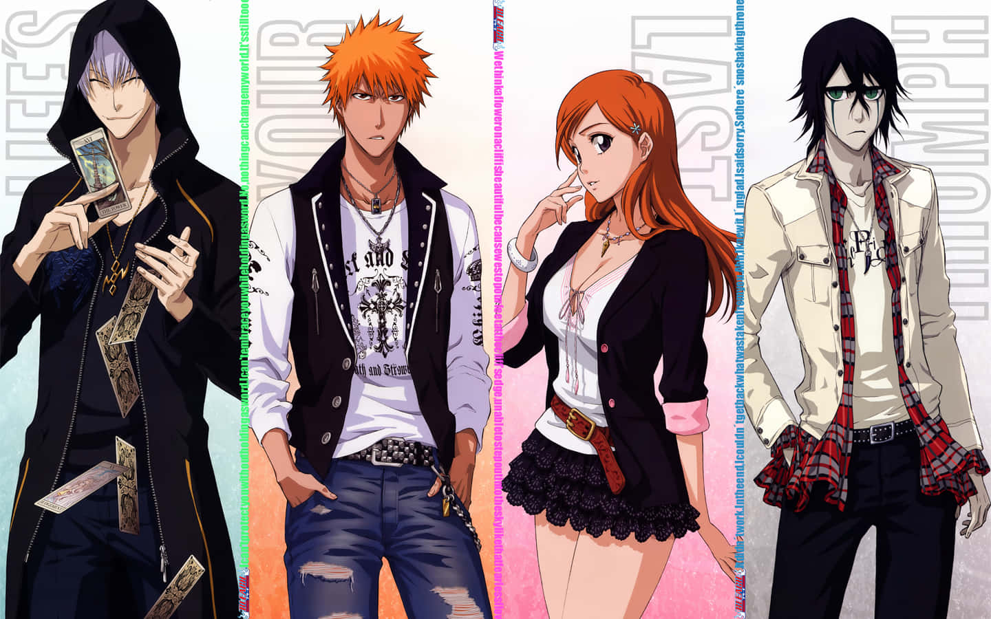 Orihime Inoue, anime characters, colorful vertical backgrounds, HD Desktop Wallpaper