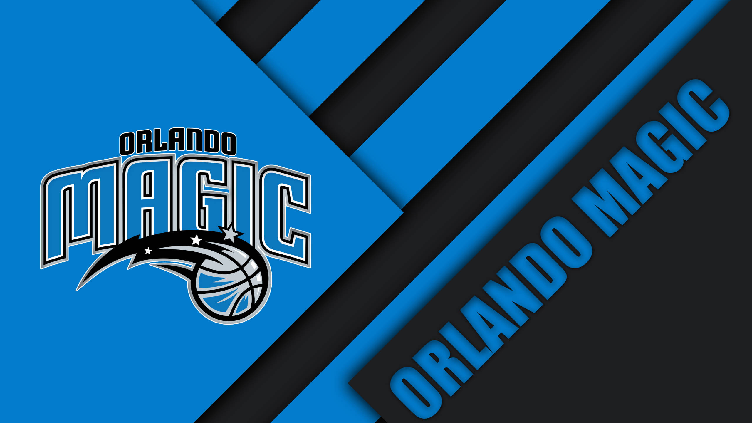 Orlando Magic, blue, black, 2K Desktop Wallpaper