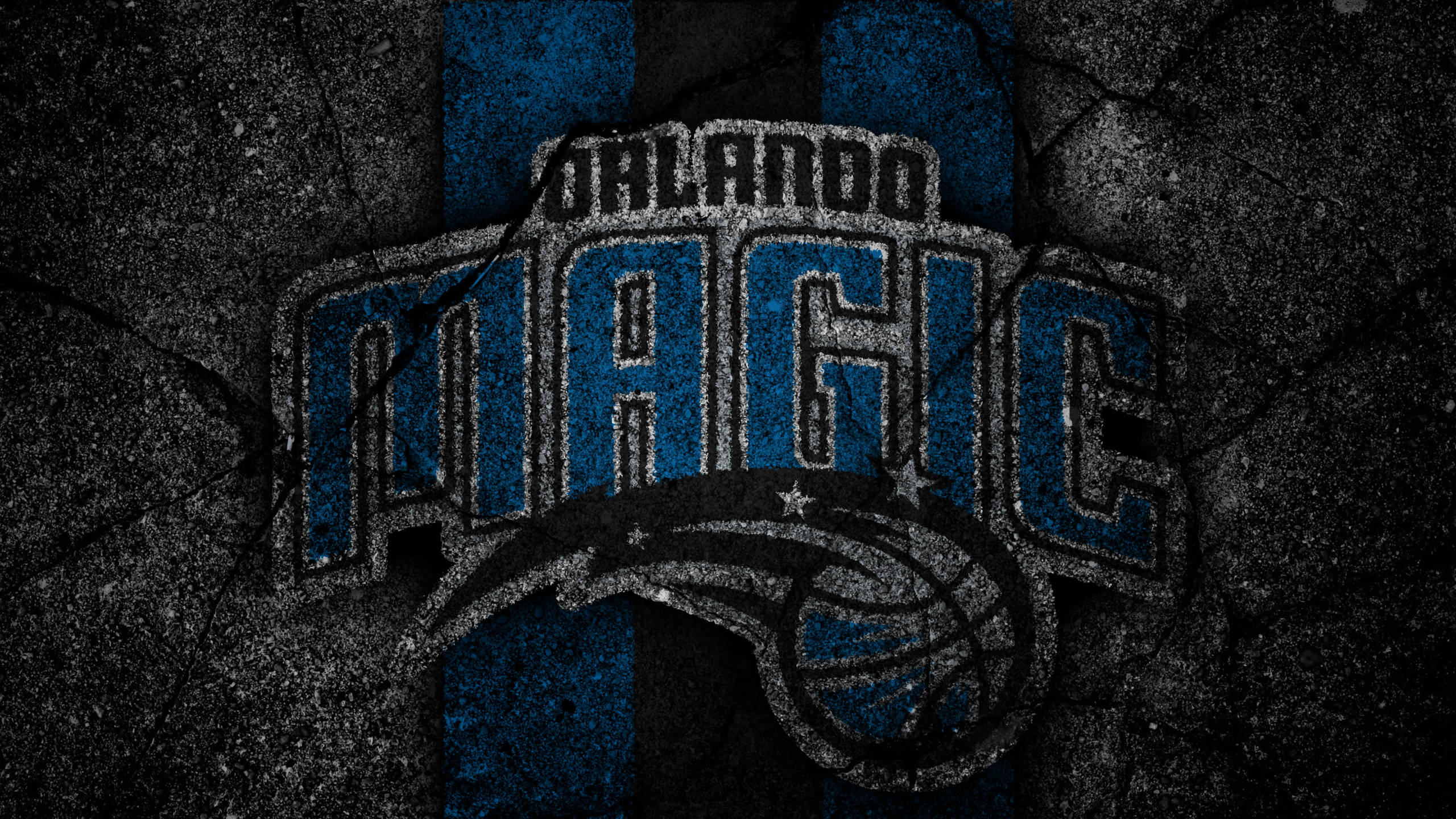 Orlando Magic, blue, gray, 2K Desktop Wallpaper