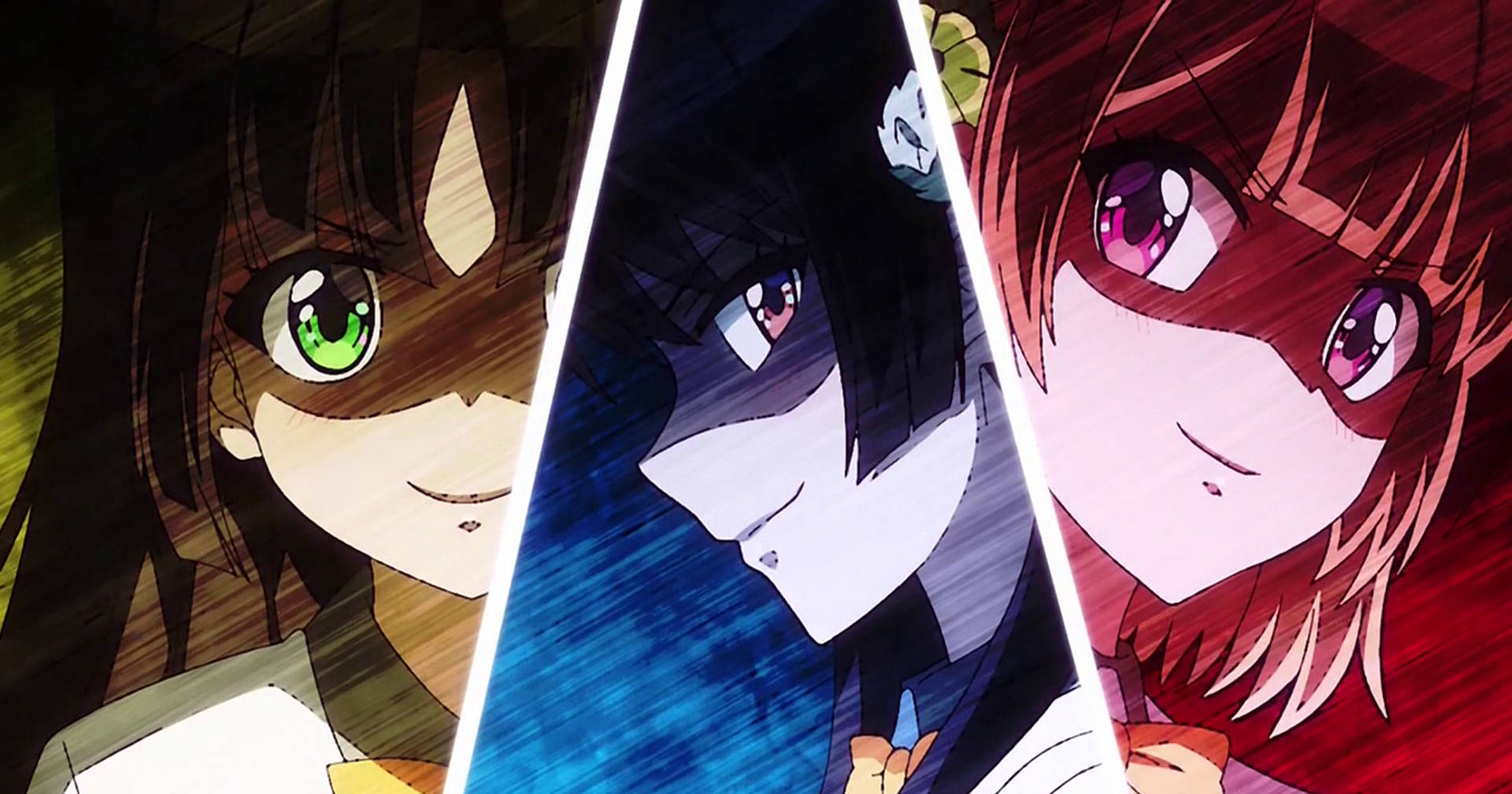 Osamake, rivals, evil smile, Full HD Desktop Wallpaper