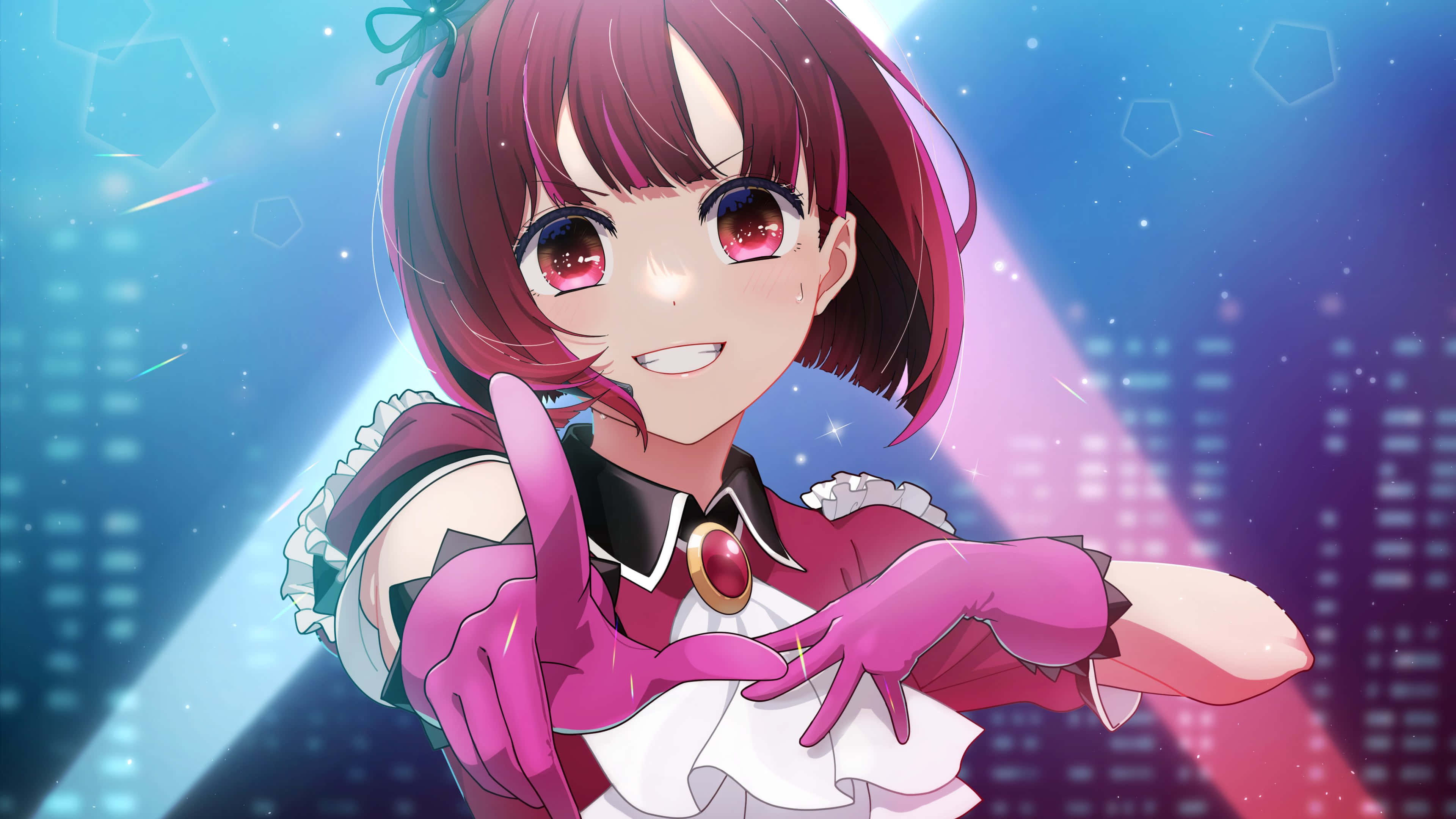 Oshi No Ko, 4K, pink hair, 4K Desktop Wallpaper