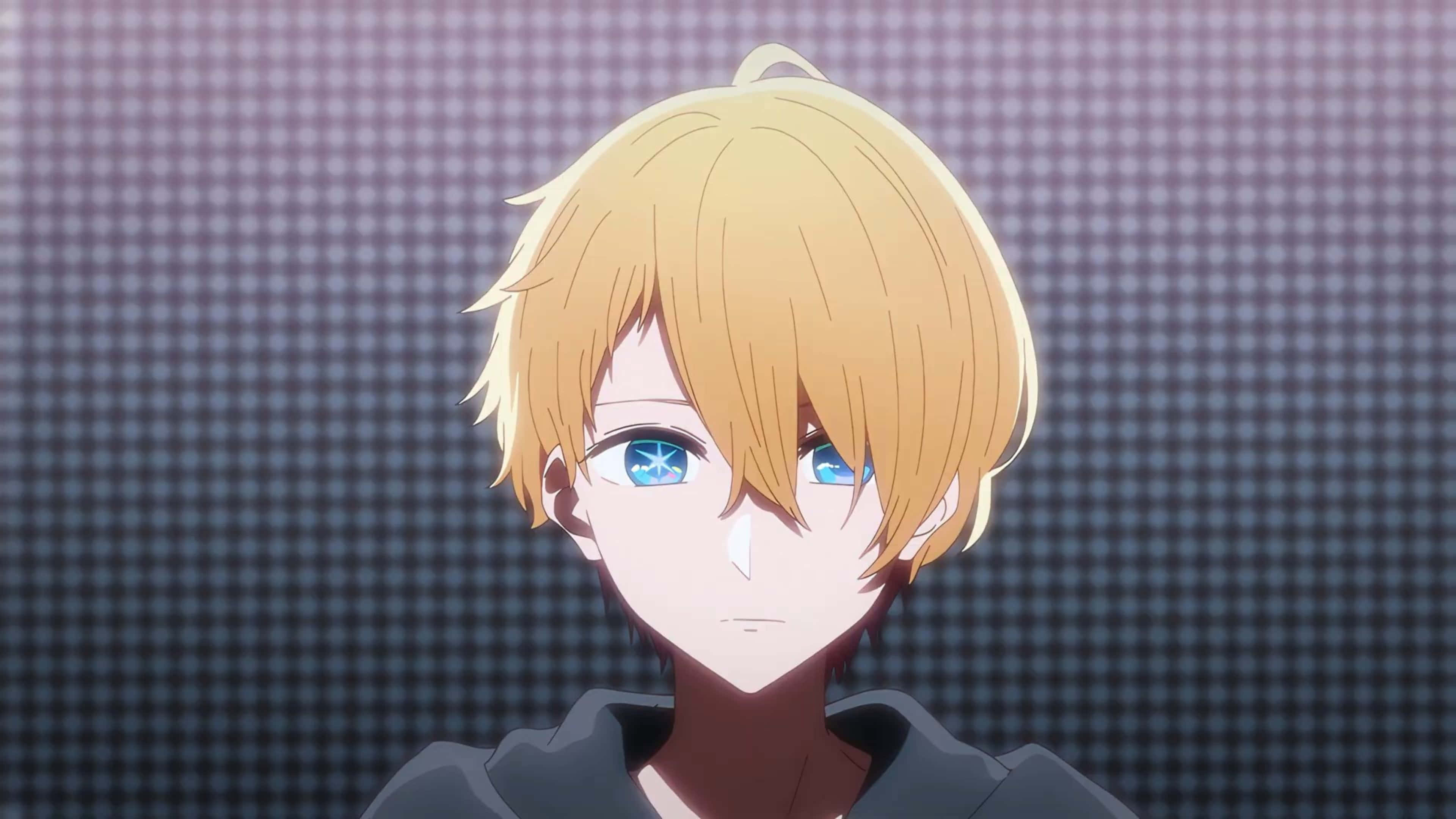 Oshi No Ko, blonde anime boy, blue eyes, 4K Desktop Wallpaper