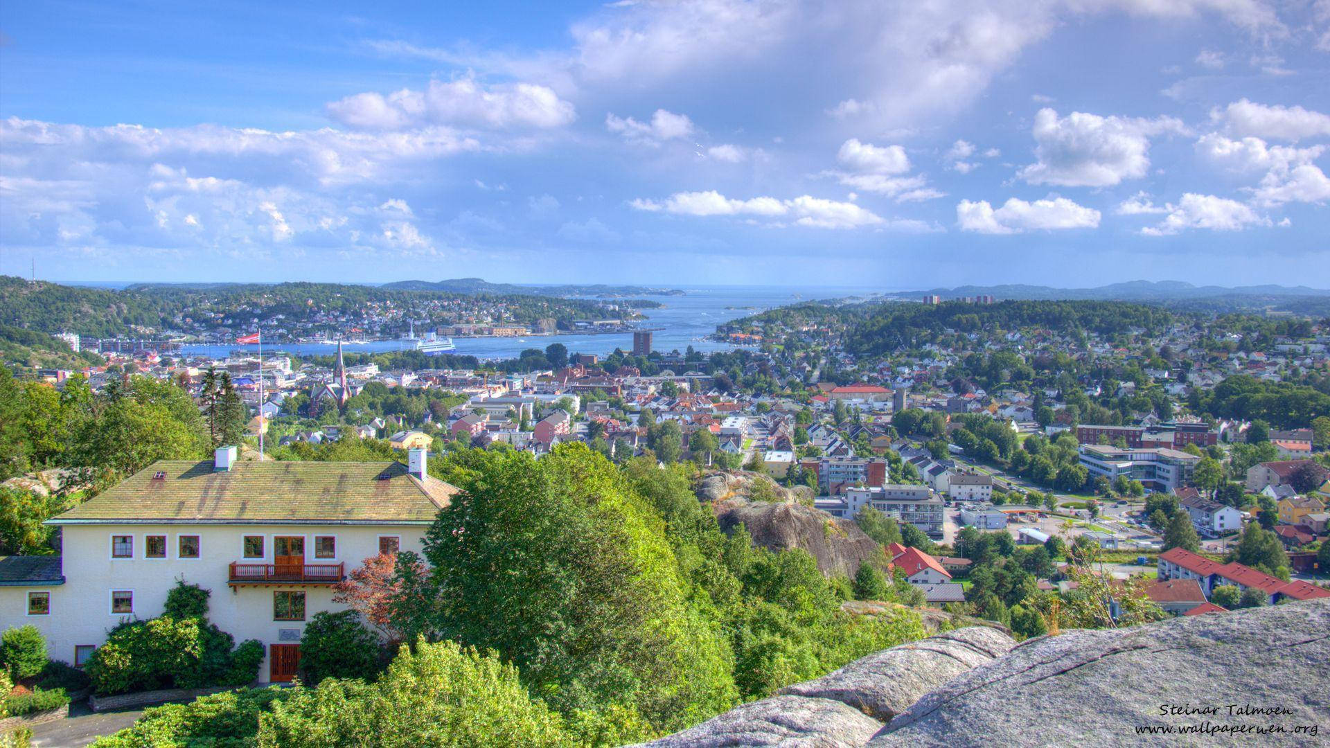 Oslo, village, suburbs, Full HD Desktop Wallpaper