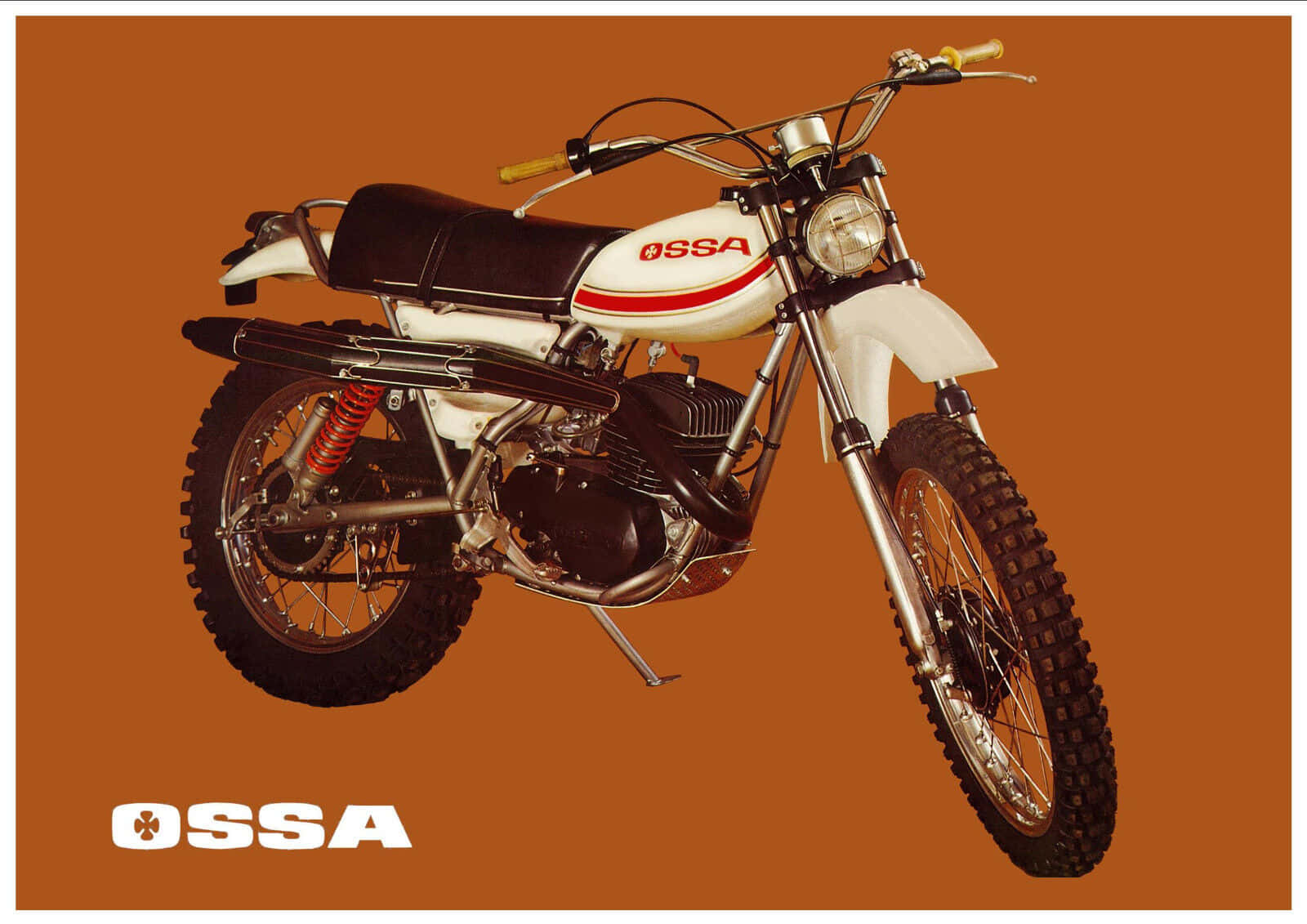 Ossa, classic ossa motorcycle, vintage garage, HD Desktop Wallpaper