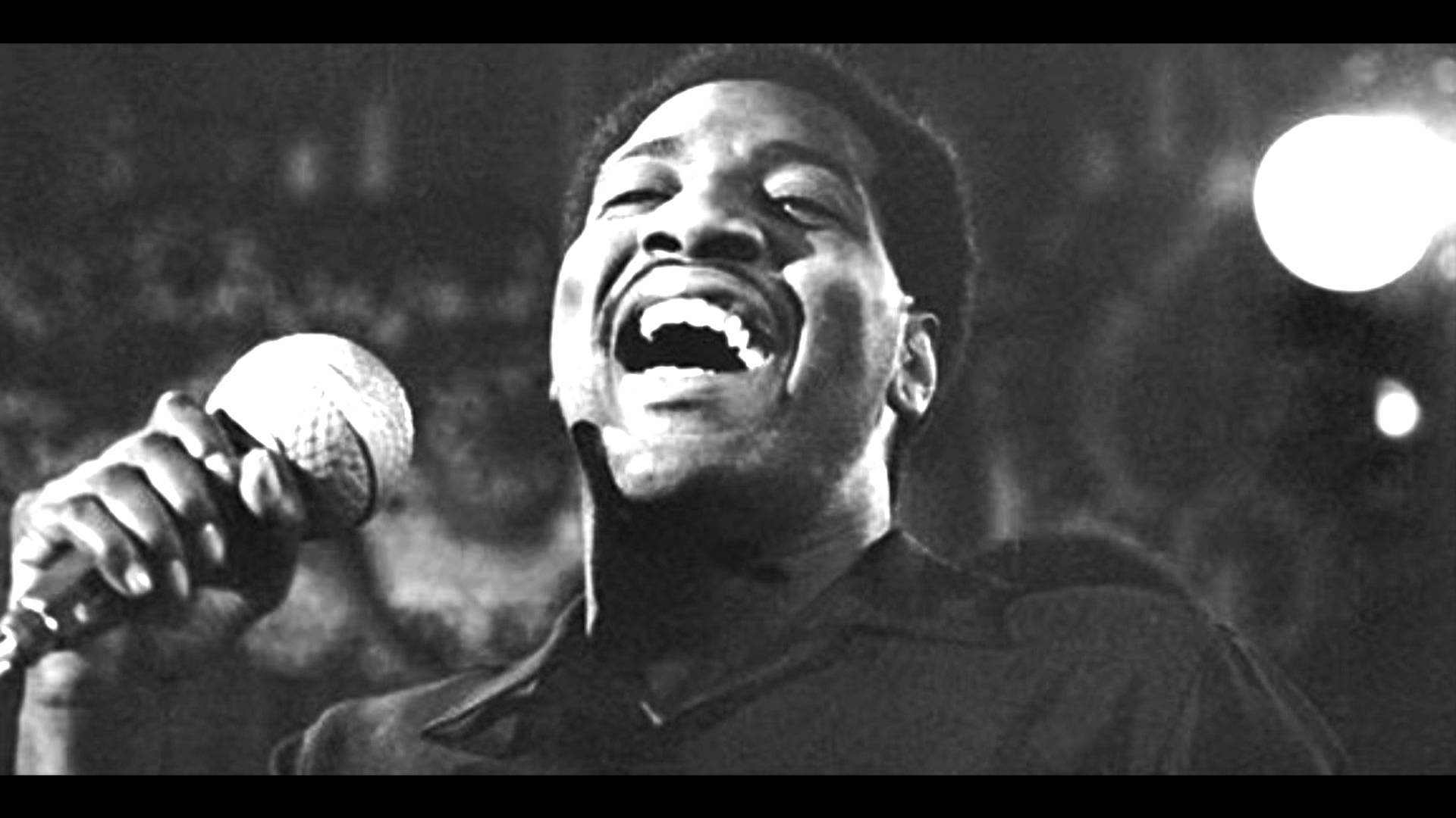 Otis Redding, black and white, close-up, Full HD Desktop Wallpaper