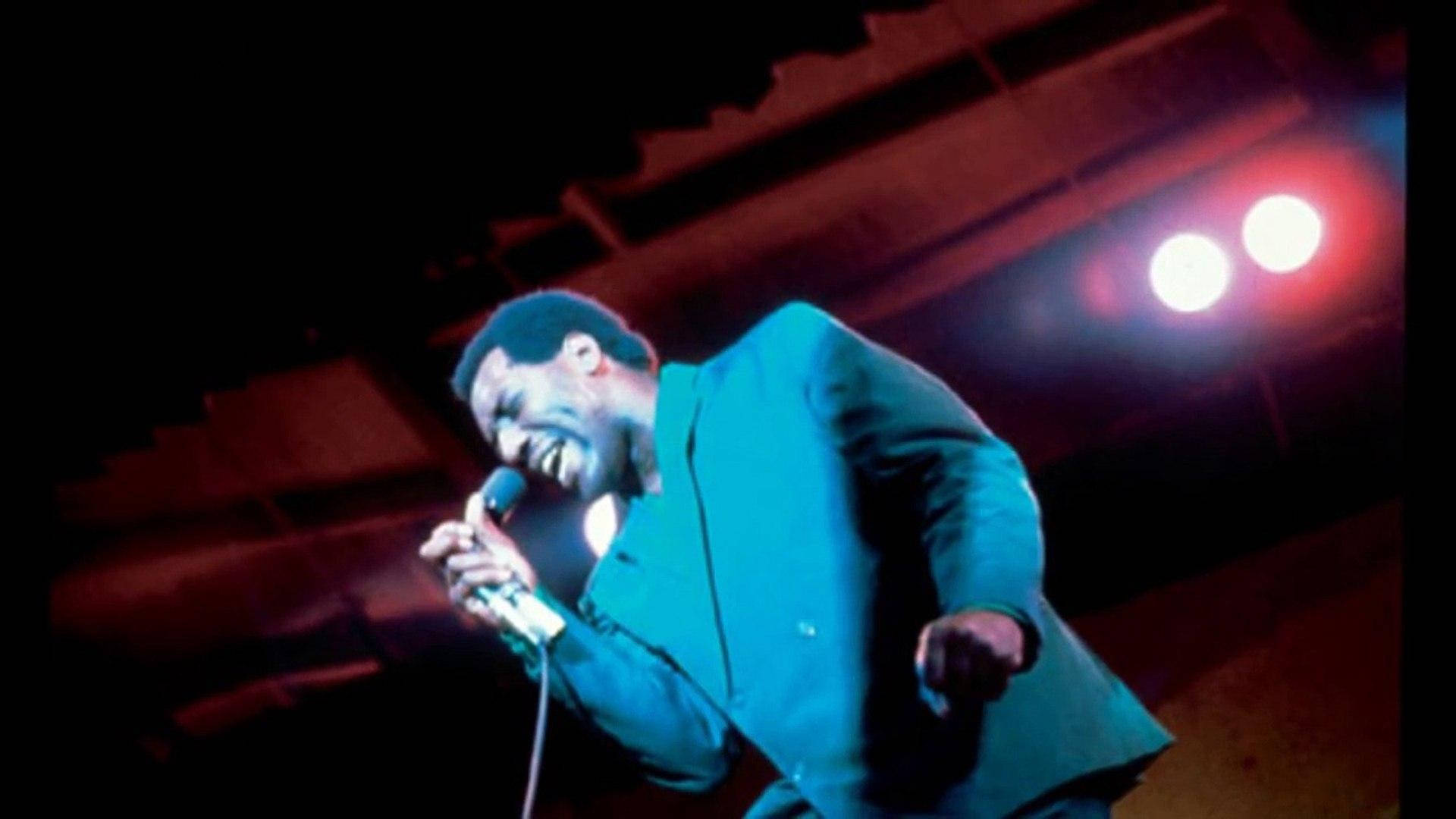 Otis Redding, teal suit, red stage lights, Full HD Desktop Wallpaper