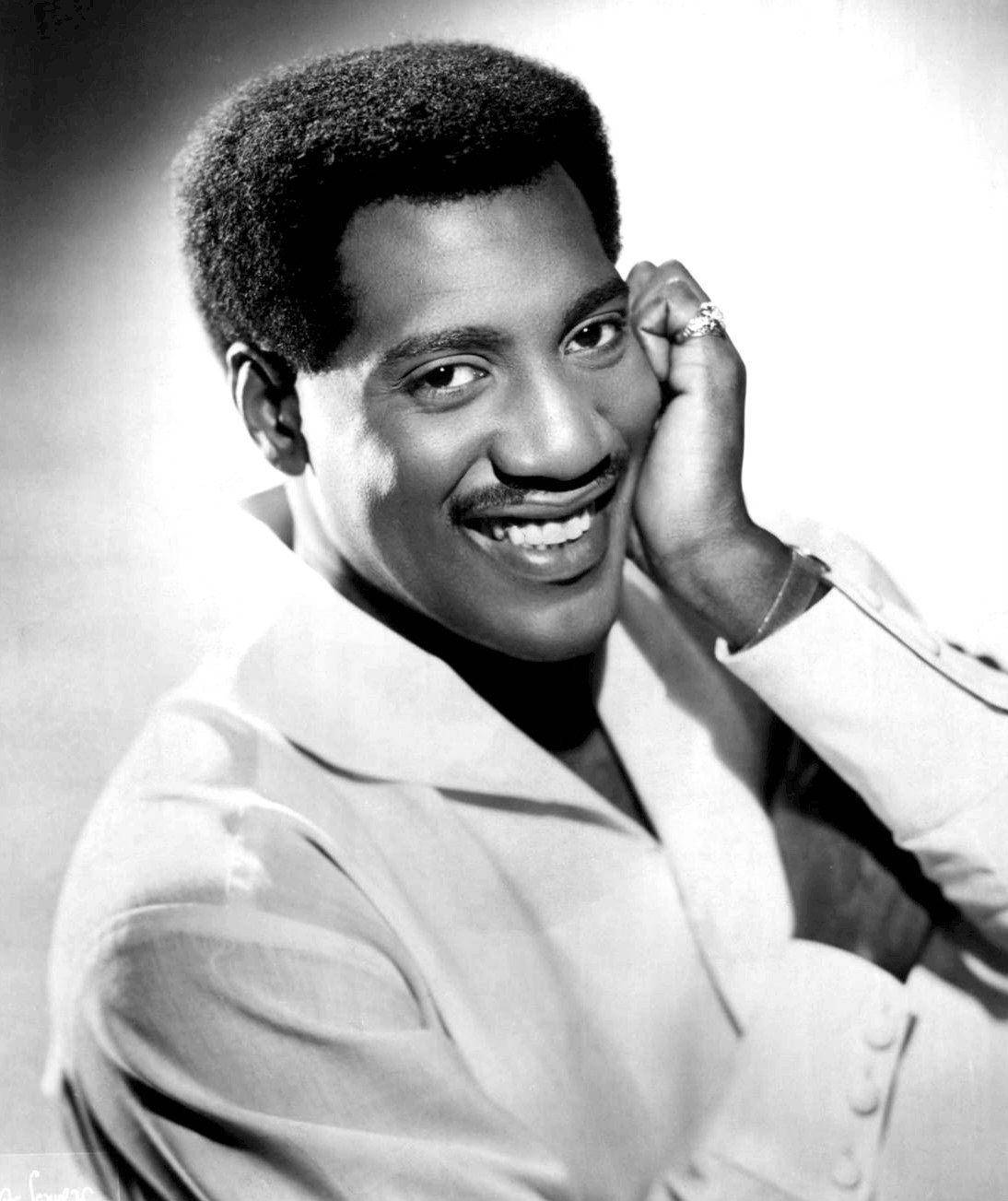 Otis Redding, black and white studio portrait, afro hair, HD Phone Wallpaper