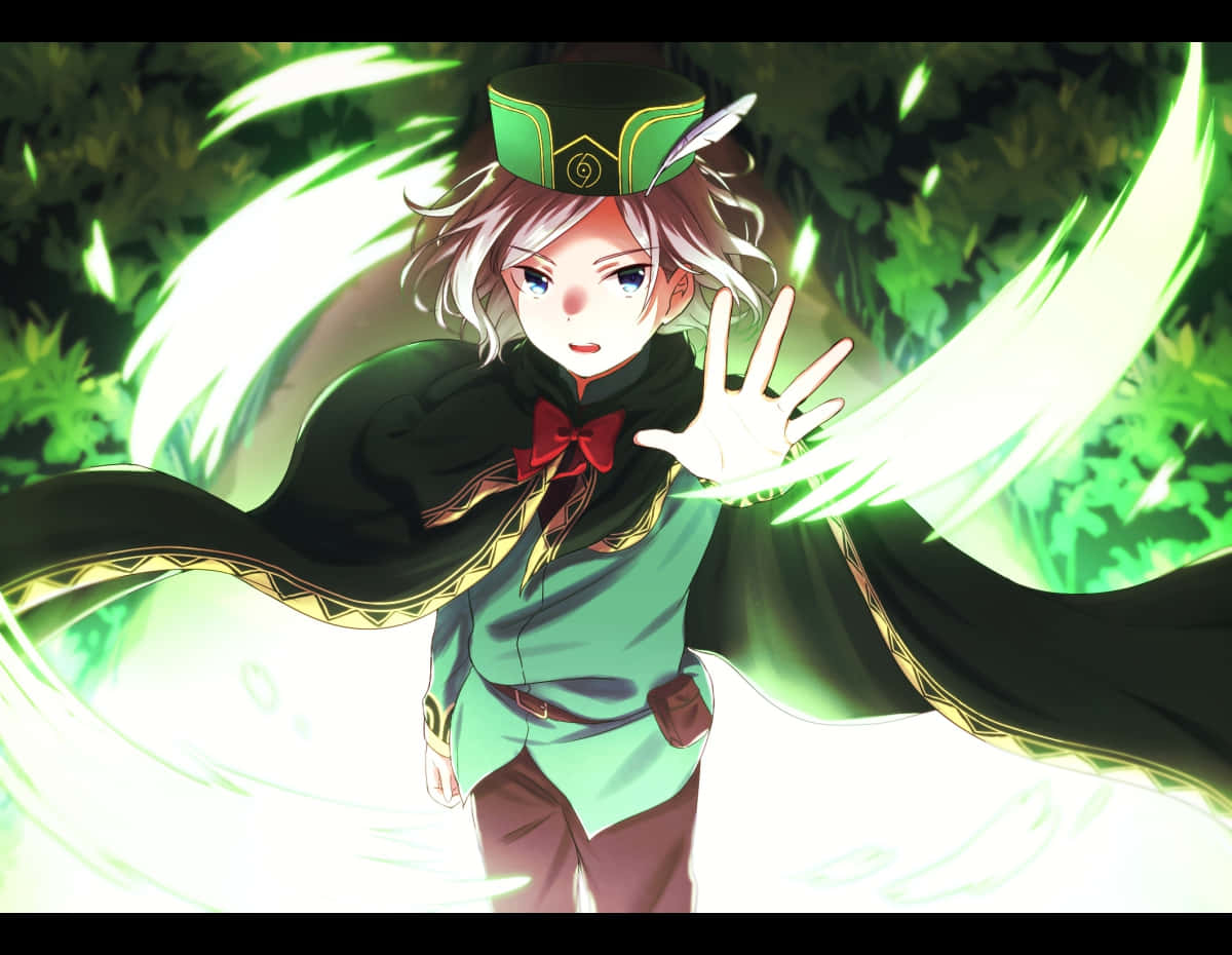 Otto Suwen, white hair, green hat, SD Desktop Wallpaper