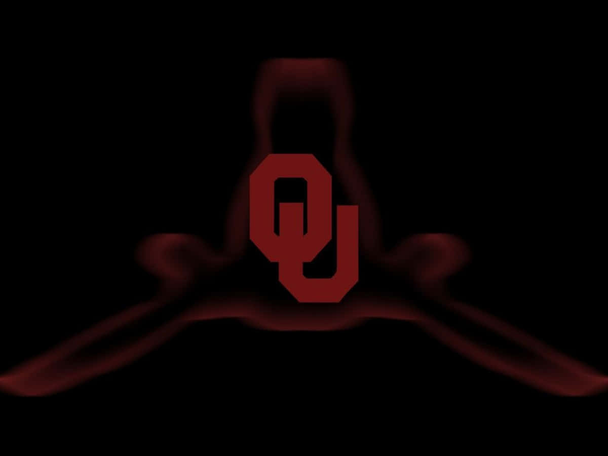 OU Sooners, crimson, black background, SD Desktop Wallpaper