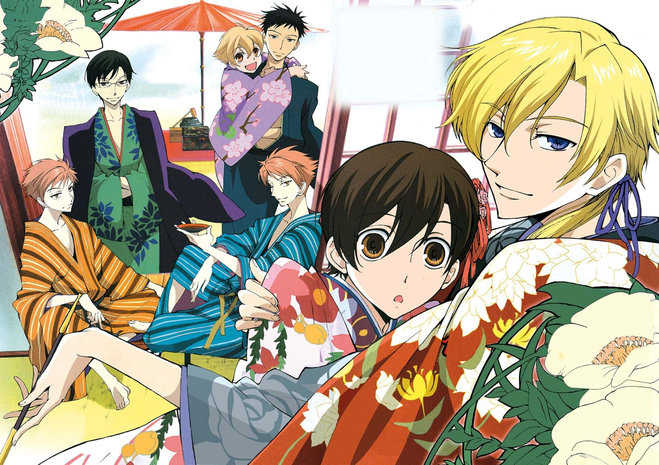 Ouran High School Host Club, yukatas, sunlit room, Full HD Desktop Wallpaper