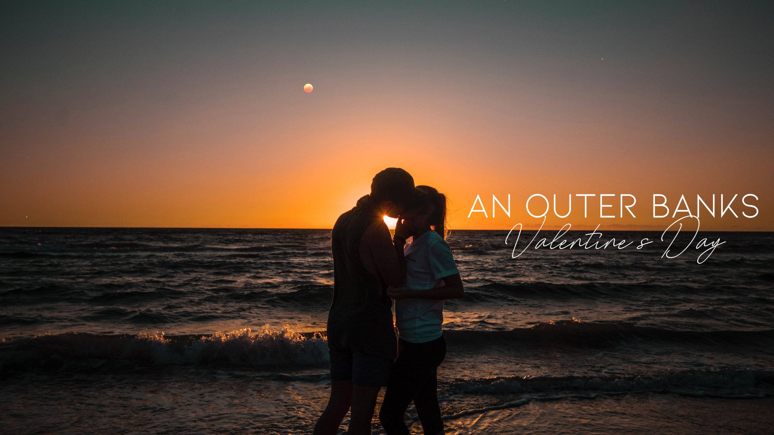 Outer Banks, Valentine's Day, beach, 2K Desktop Wallpaper