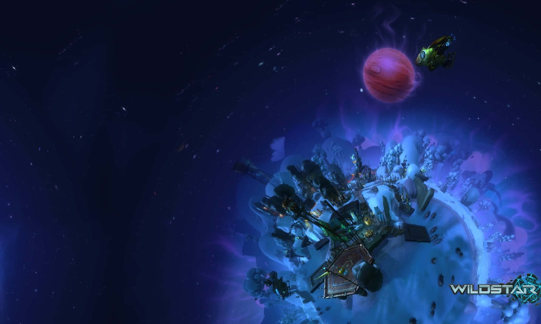 Outer Wilds, futuristic space station, red planet, HD Desktop Wallpaper